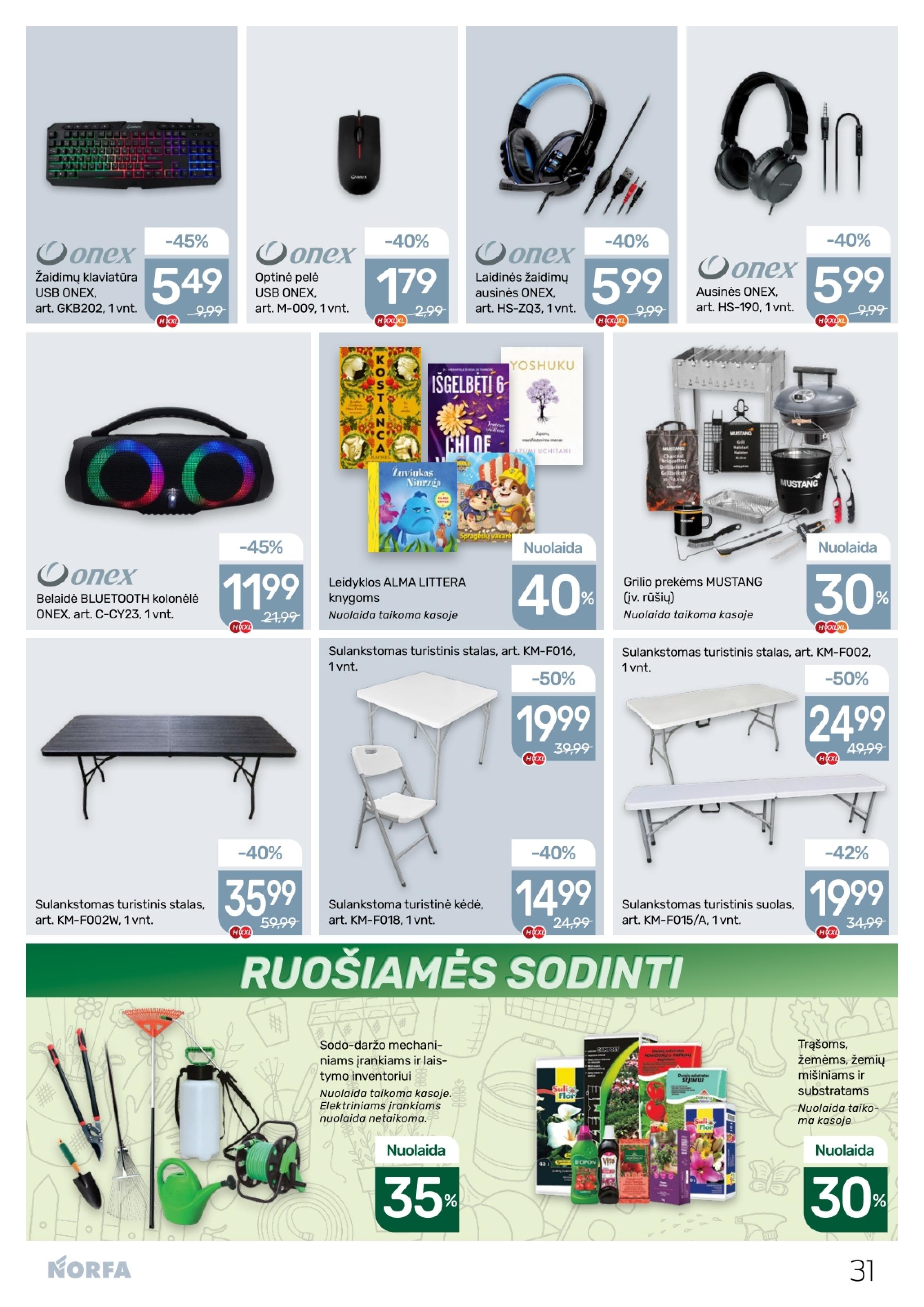Naujausias NORFA kaininis katalogas 2026.04.30 - 2026.05.13