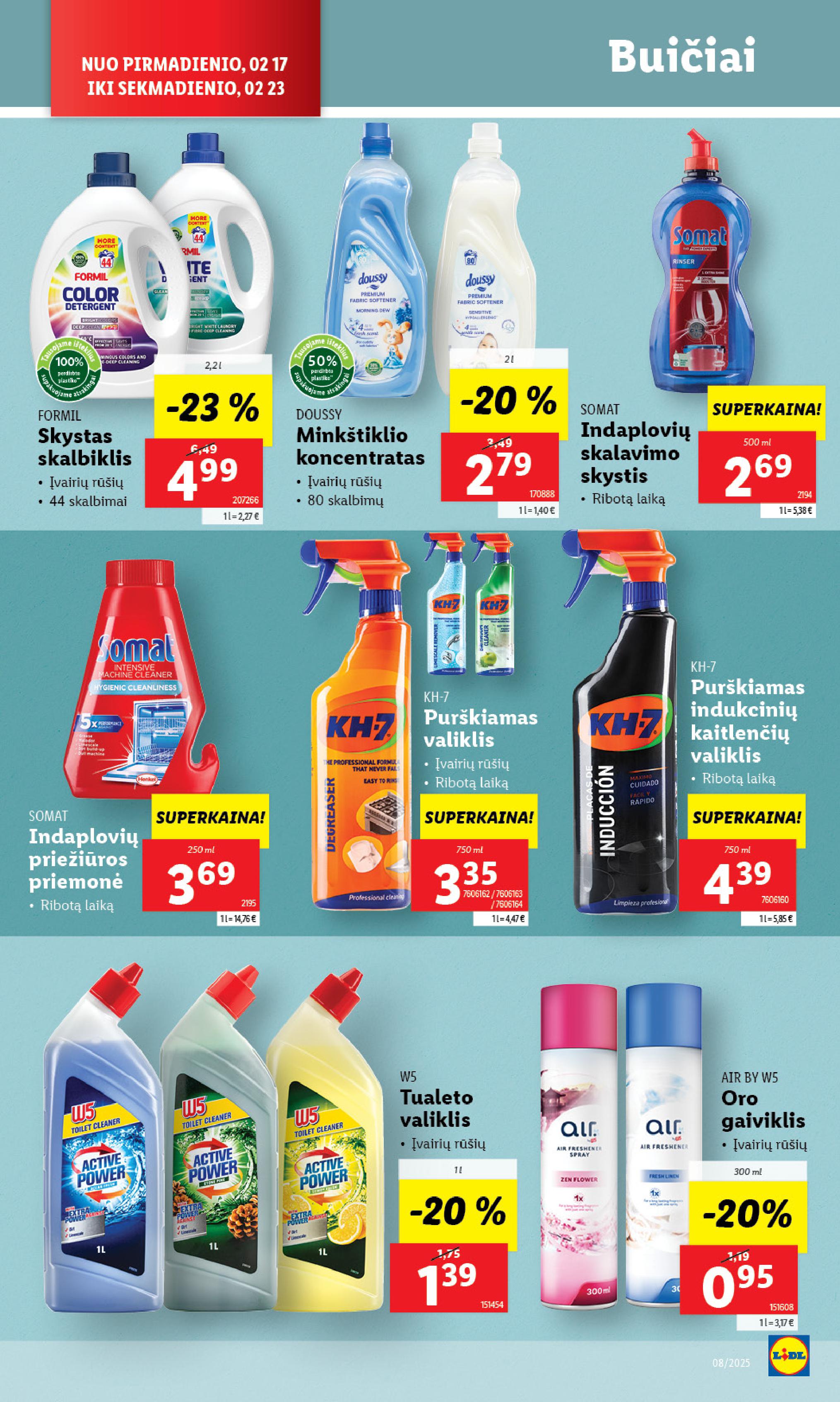 Naujausias LIDL kaininis katalogas 2025.02.17 - 2025.02.23