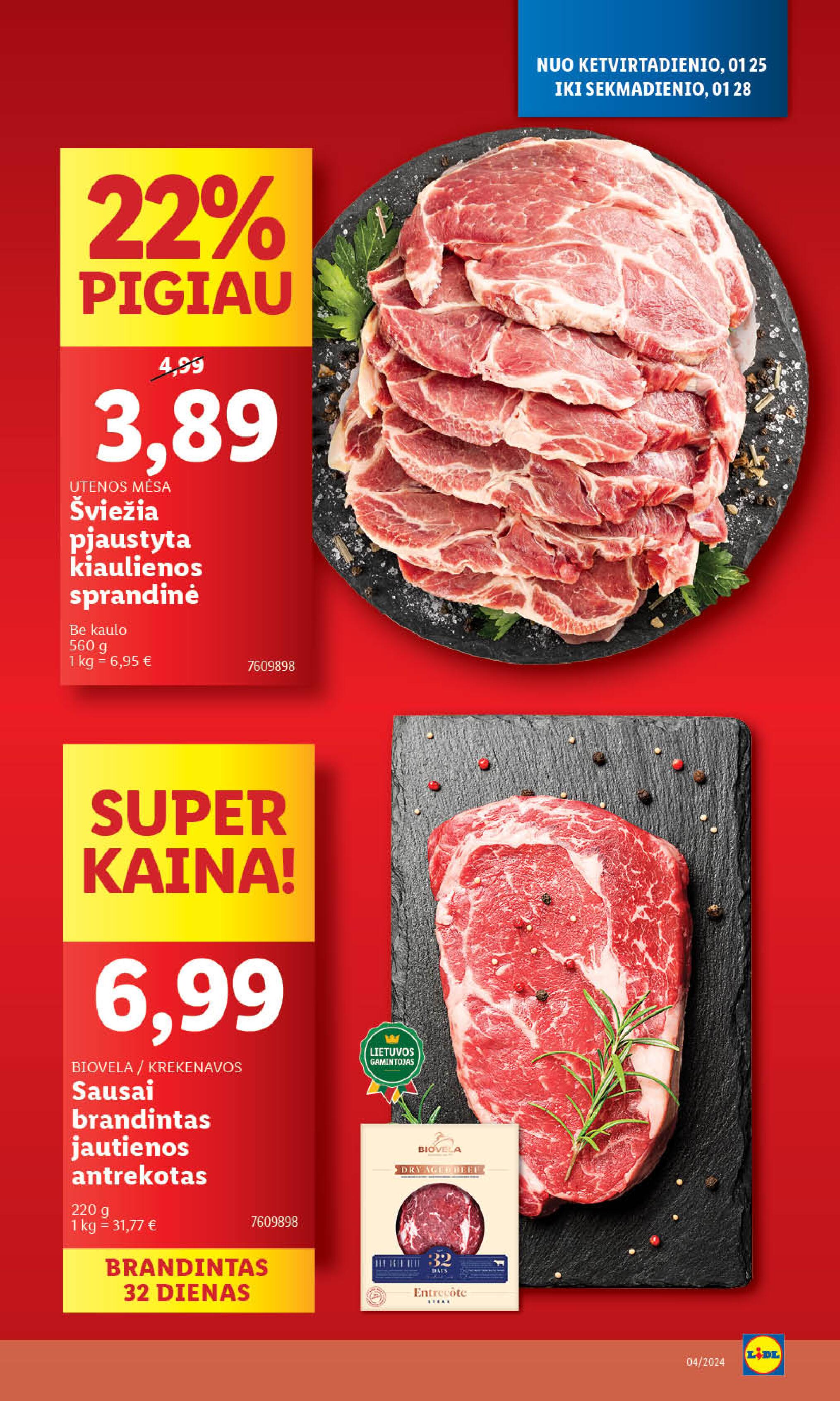 Naujausias LIDL kaininis katalogas 2024.01.22 - 2024.01.28