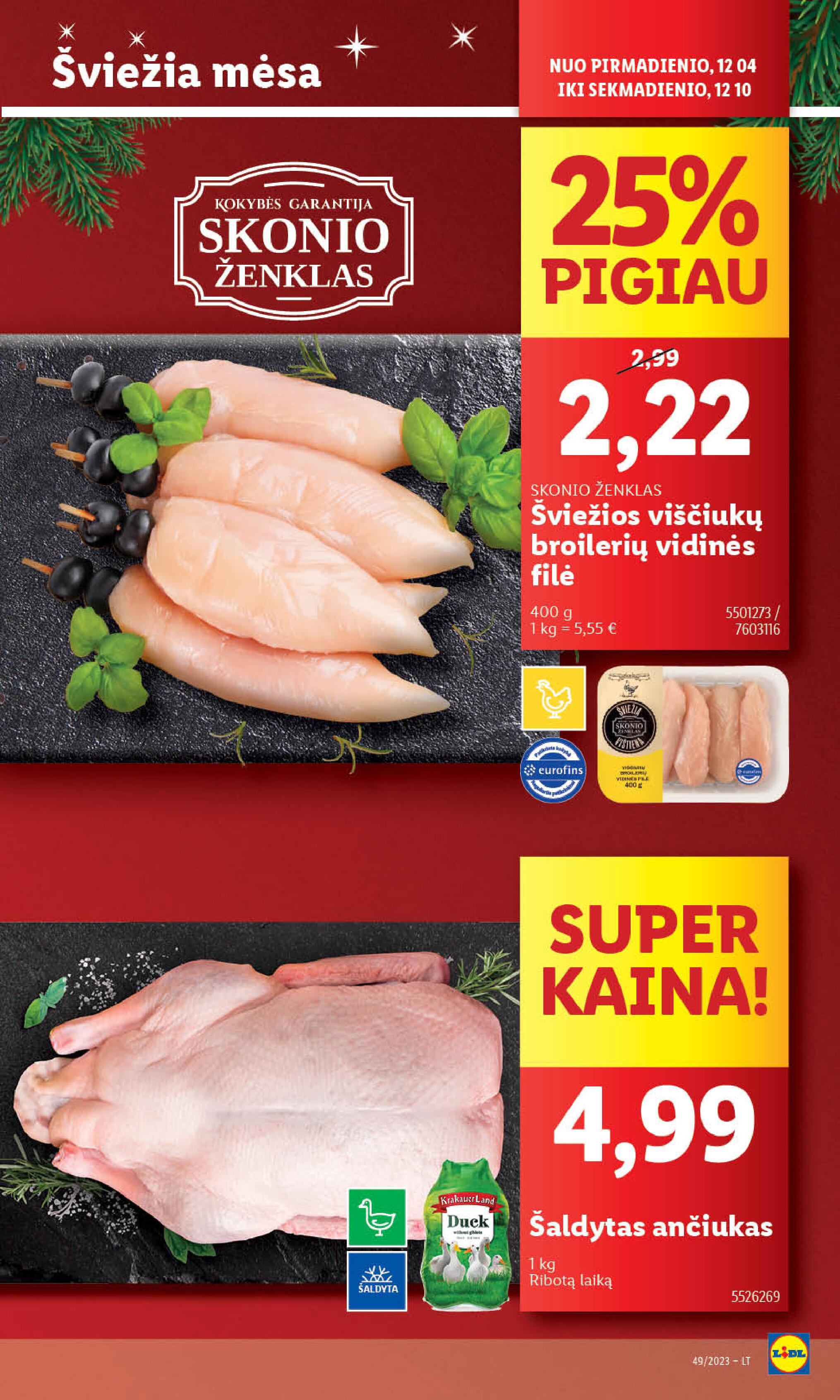 Naujausias LIDL kaininis katalogas 2023.12.04 - 2023.12.10