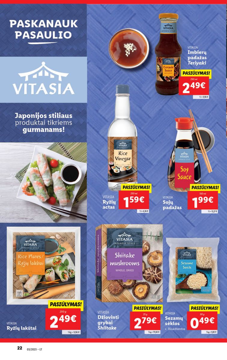 Naujausias LIDL kaininis katalogas 2023.01.16 - 2023.01.22