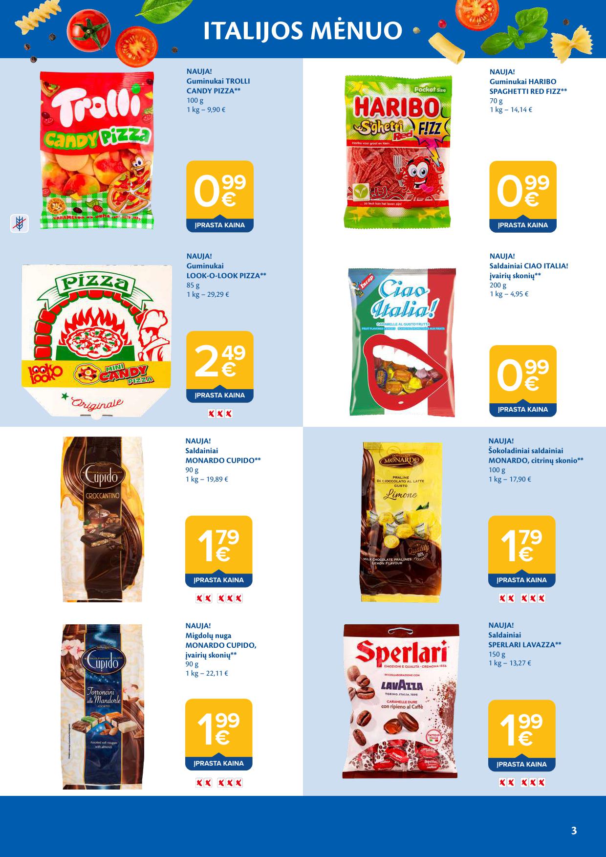 MAXIMA nuolaidų katalogas "ITALIJOS MĖNUO"