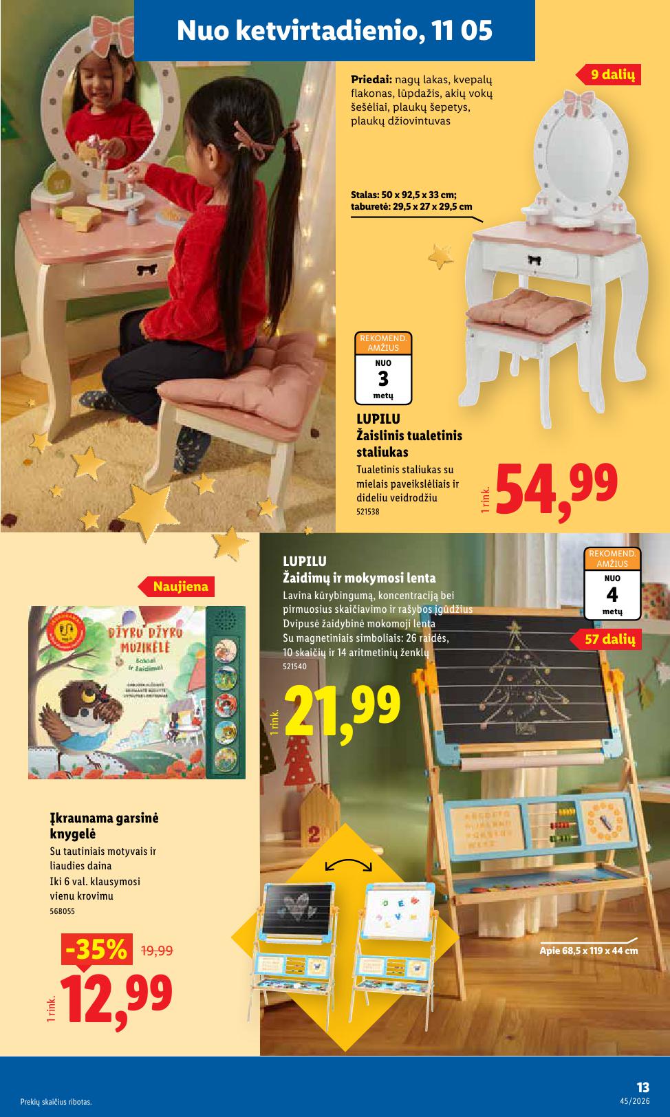 LIDL ne maisto prekių leidinys 2026.11.02 - 2026.11.08