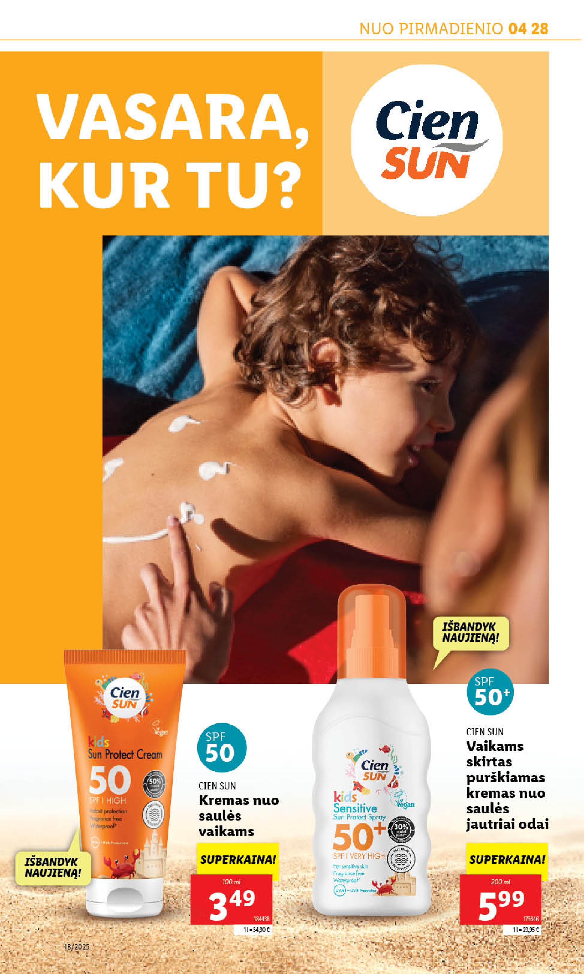 Naujausias LIDL kaininis katalogas 2025.04.28 - 2025.05.04