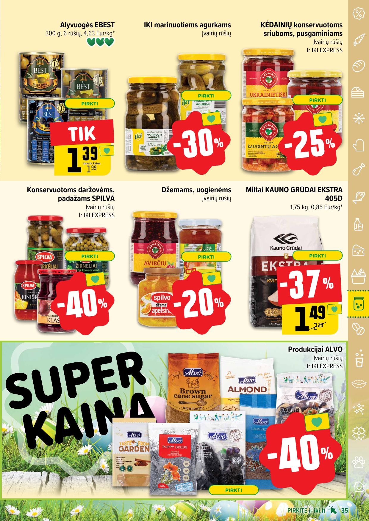 Naujausias IKI kaininis katalogas 2025.04.14 - 2025.04.19