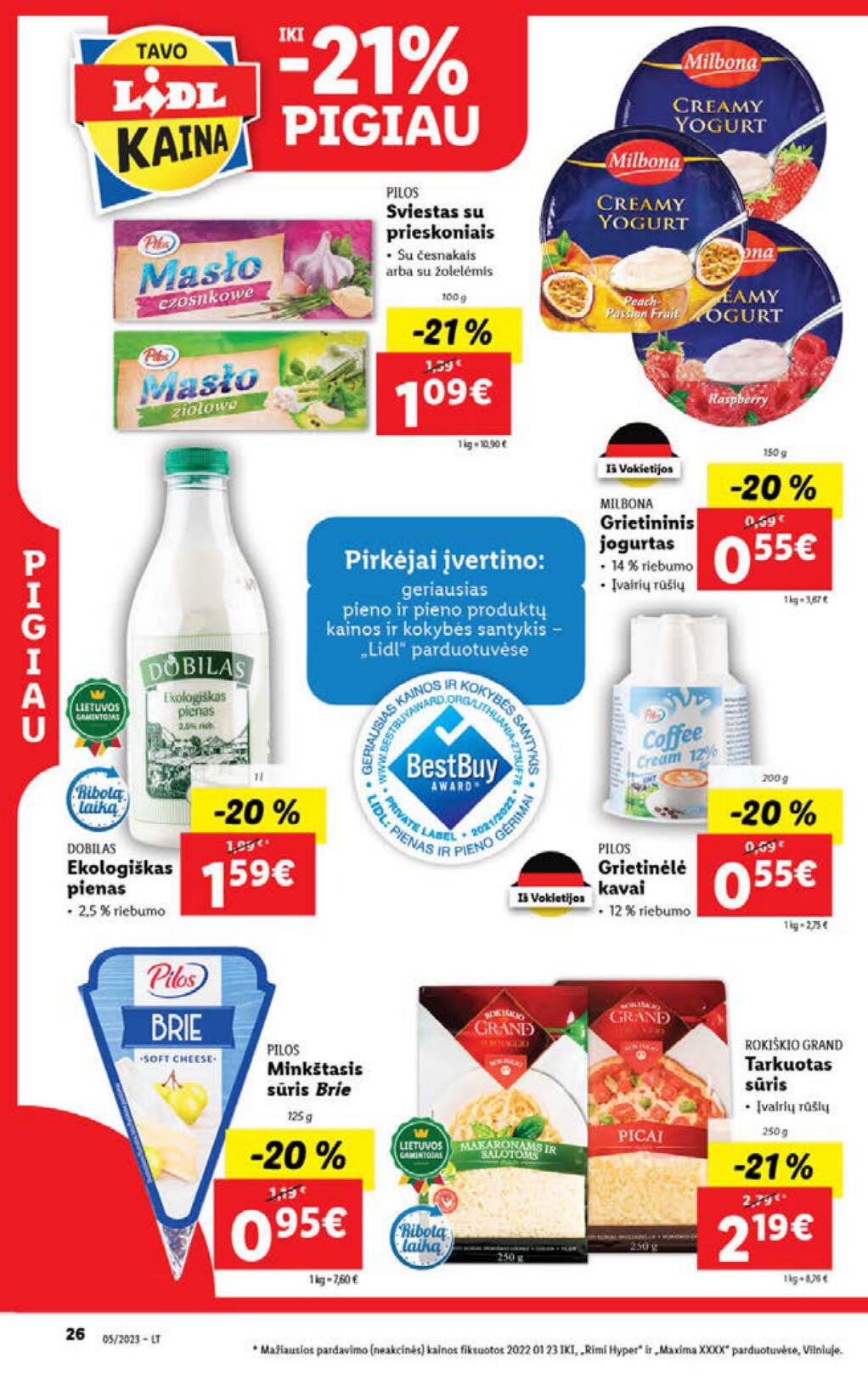 Naujausias LIDL kaininis katalogas 2023.01.30 - 2023.02.05