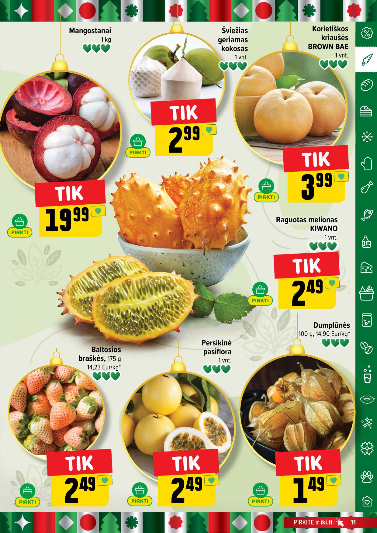 Naujausias IKI kaininis katalogas 2025.12.08 - 2025.12.14