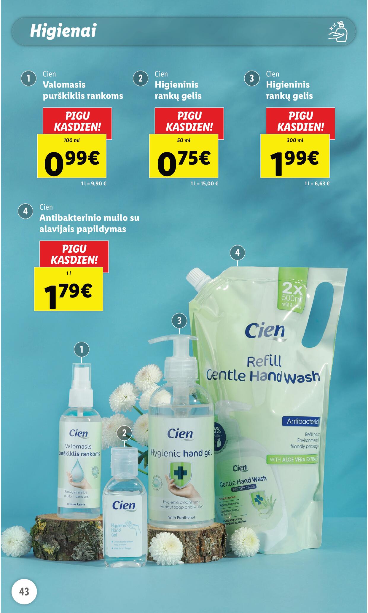 LIDL prekių katalogas "Grožio festivalis" galioja nuo 2023.05.01