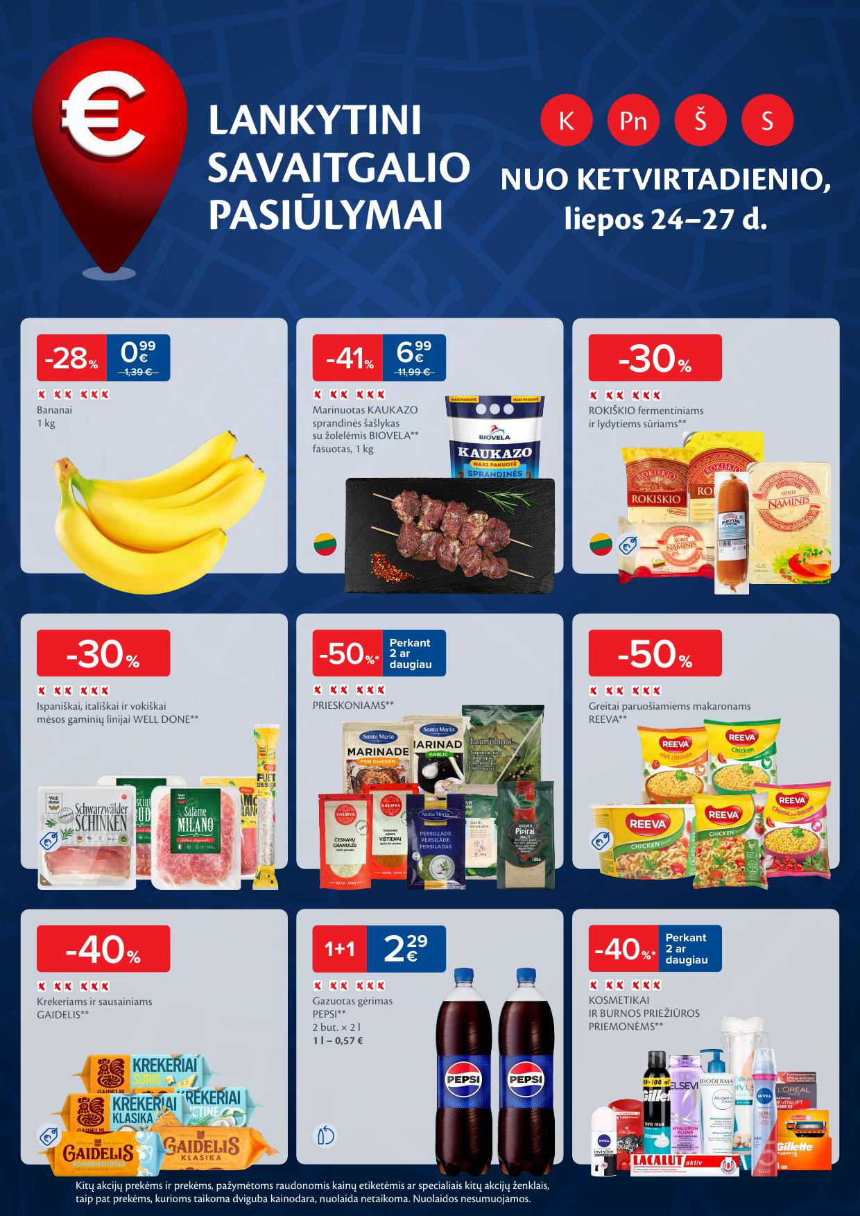 Naujausias MAXIMA kaininis katalogas 2025.07.22 - 2025.07.28