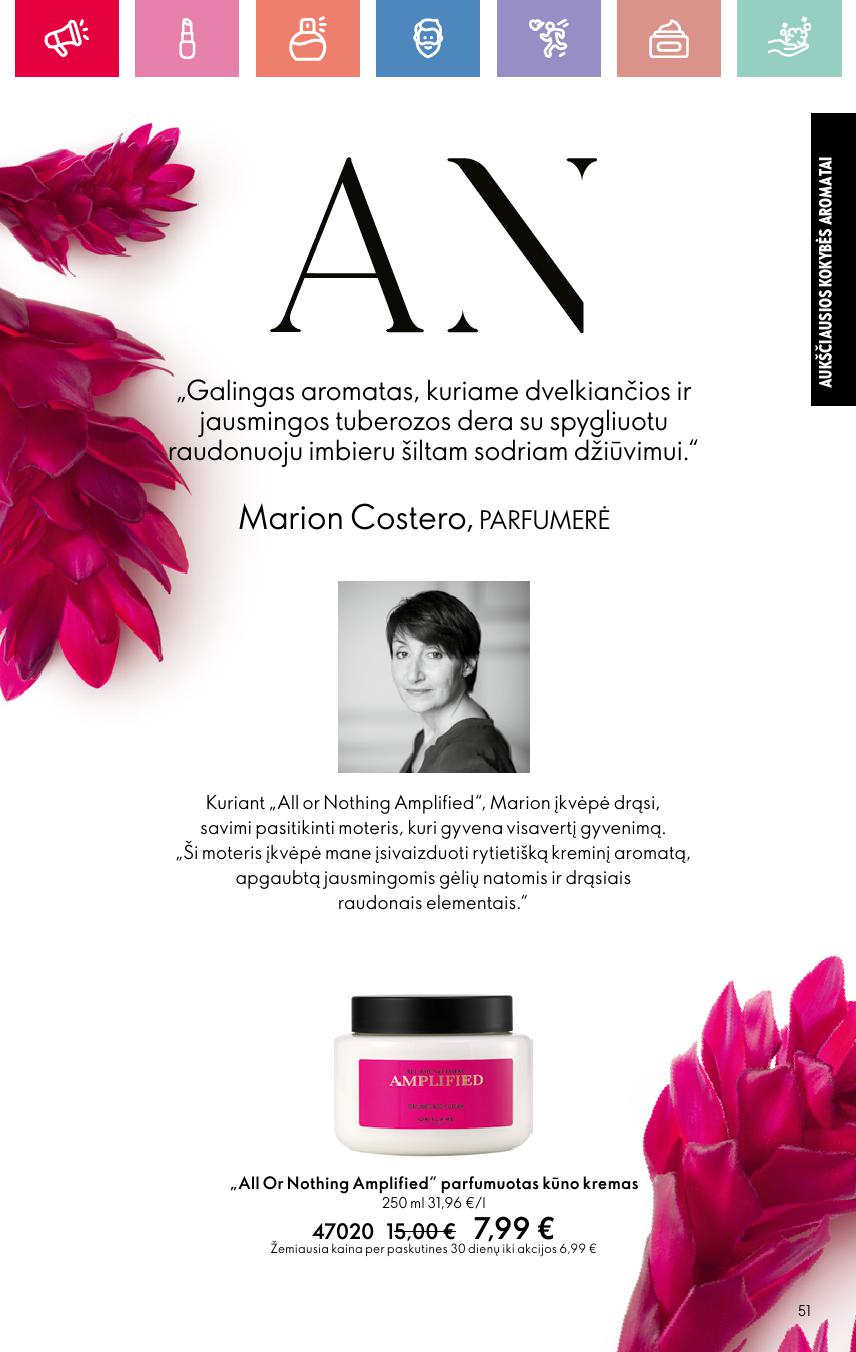 ORIFLAME katalogas galioja 2025.08.03 - 2025.08.23