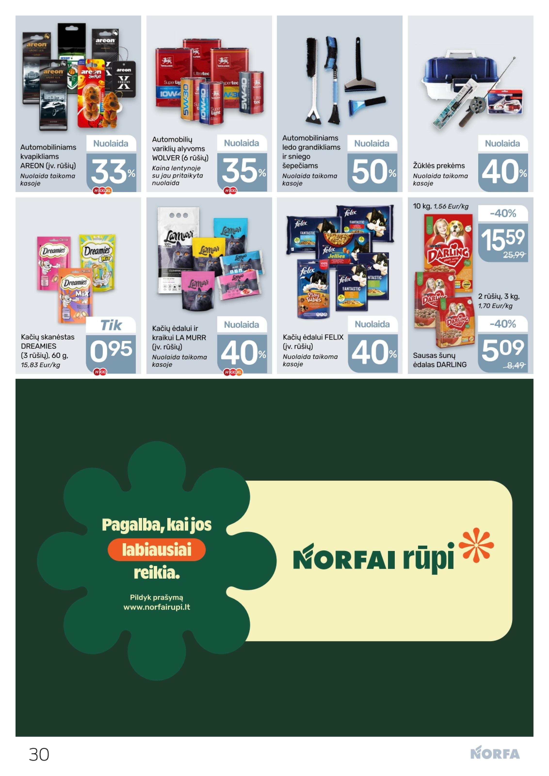 Naujausias NORFA kaininis katalogas 2026.02.05 - 2026.02.18