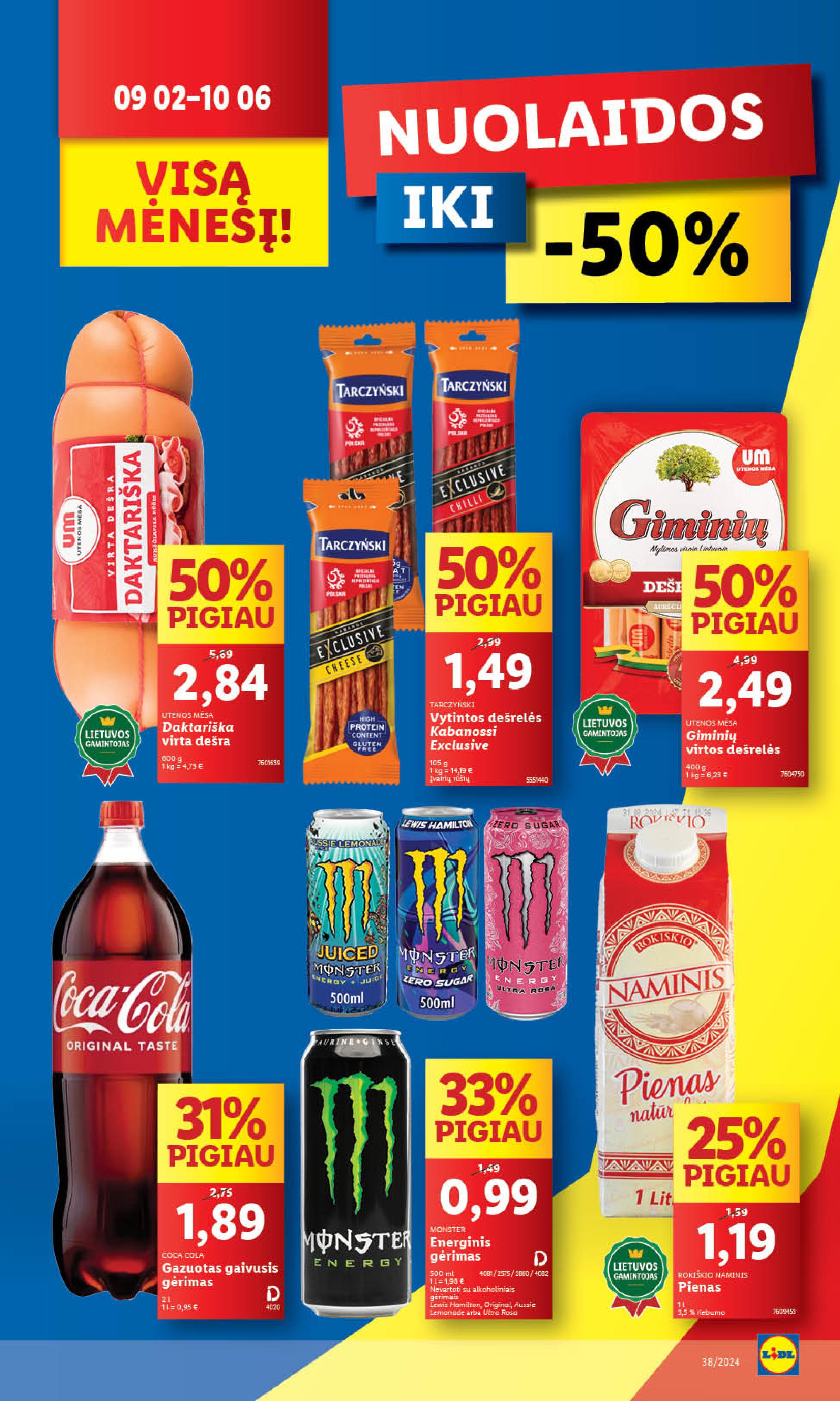 Naujausias LIDL kaininis katalogas 2024.09.16 - 2024.09.22