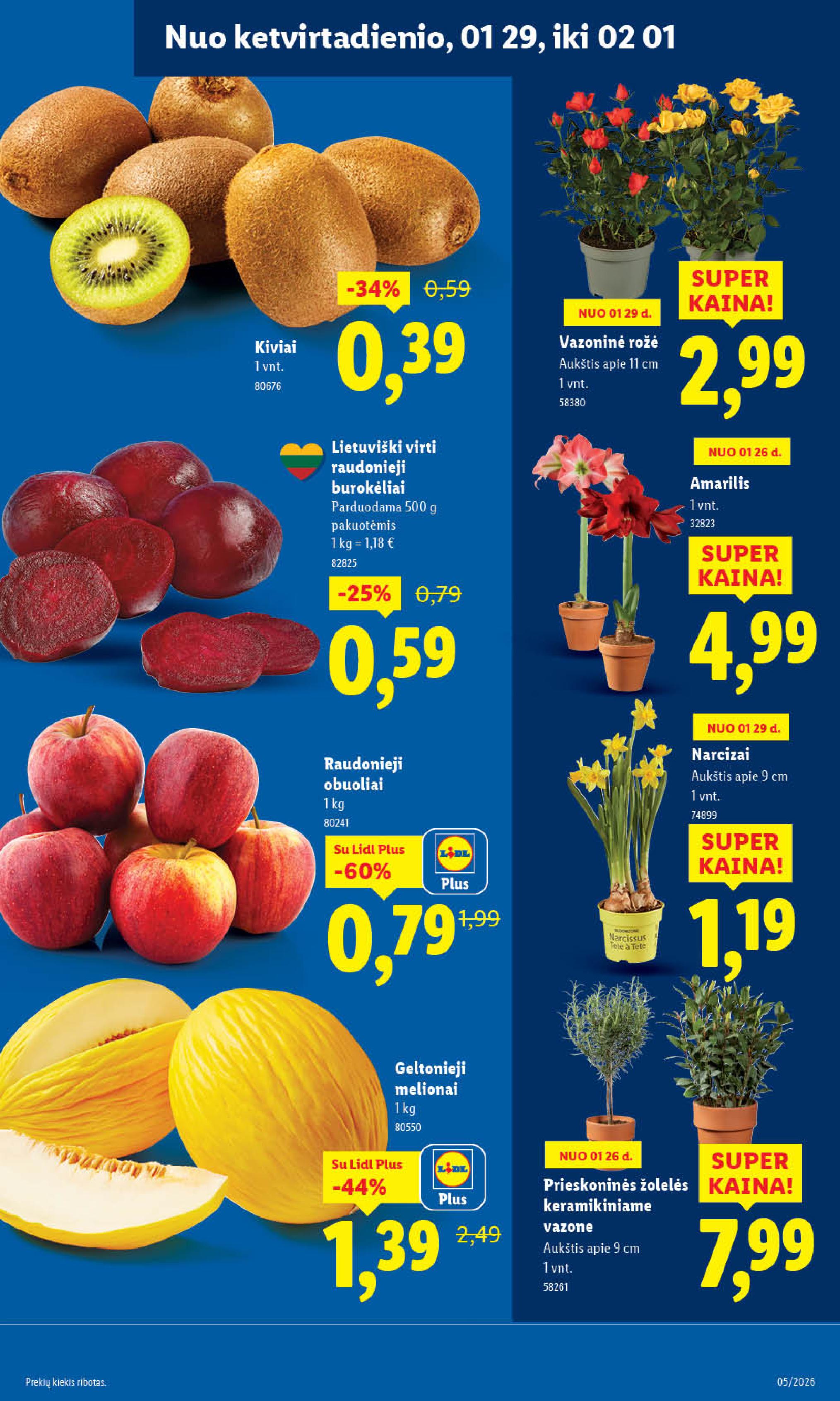 Naujausias LIDL kaininis katalogas 2026.01.26 - 2026.02.01