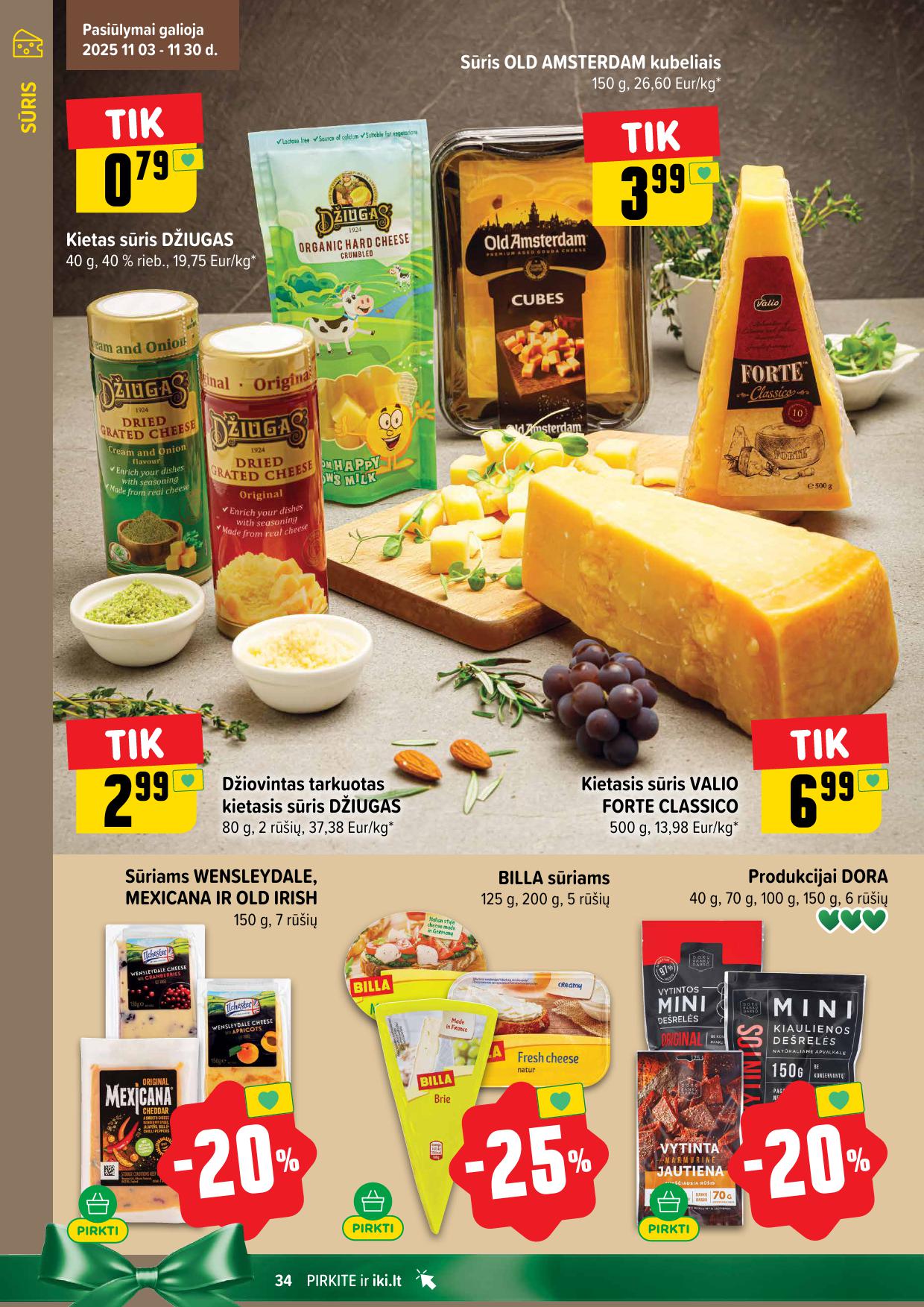 Naujausias IKI kaininis katalogas 2025.11.10 - 2025.11.16