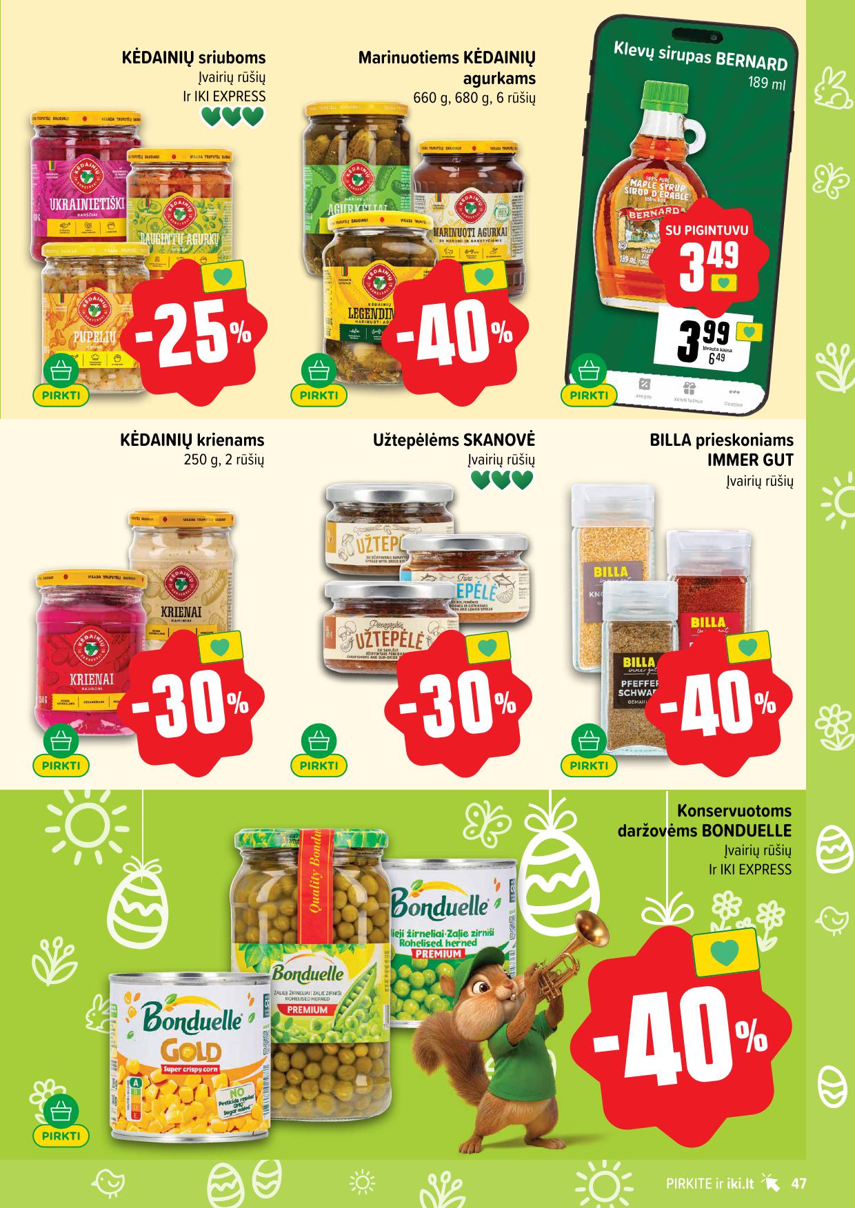 Naujausias IKI kaininis katalogas 2026.03.30 - 2026.04.04