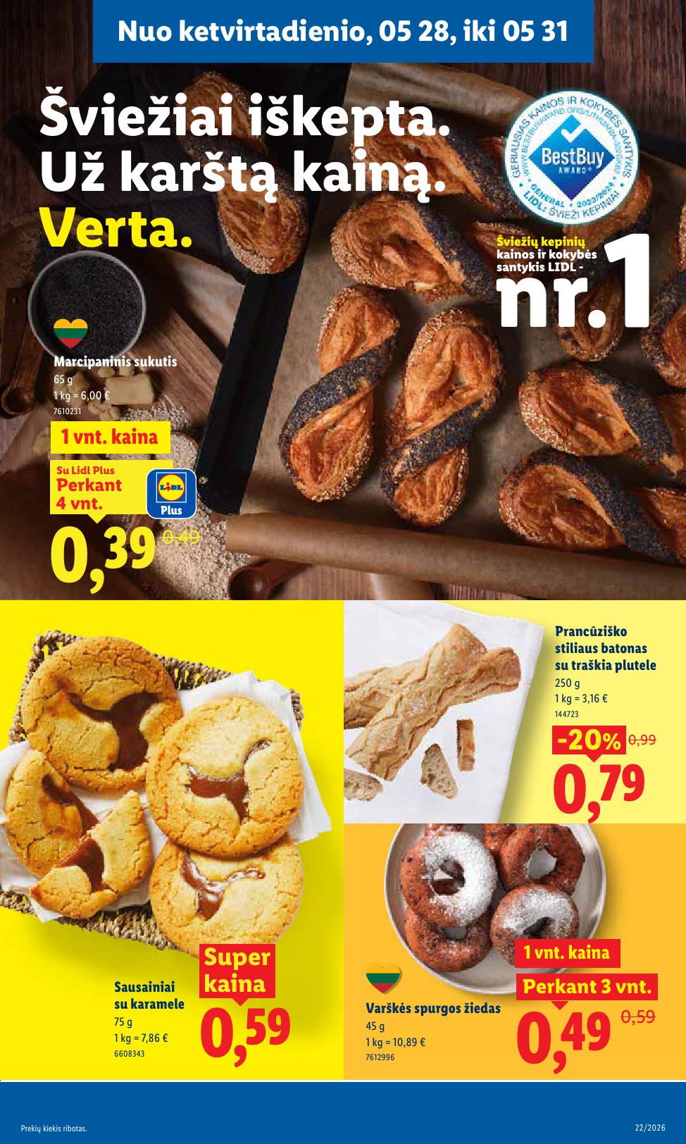 Naujausias LIDL kaininis katalogas 2026.05.25 - 2026.05.31