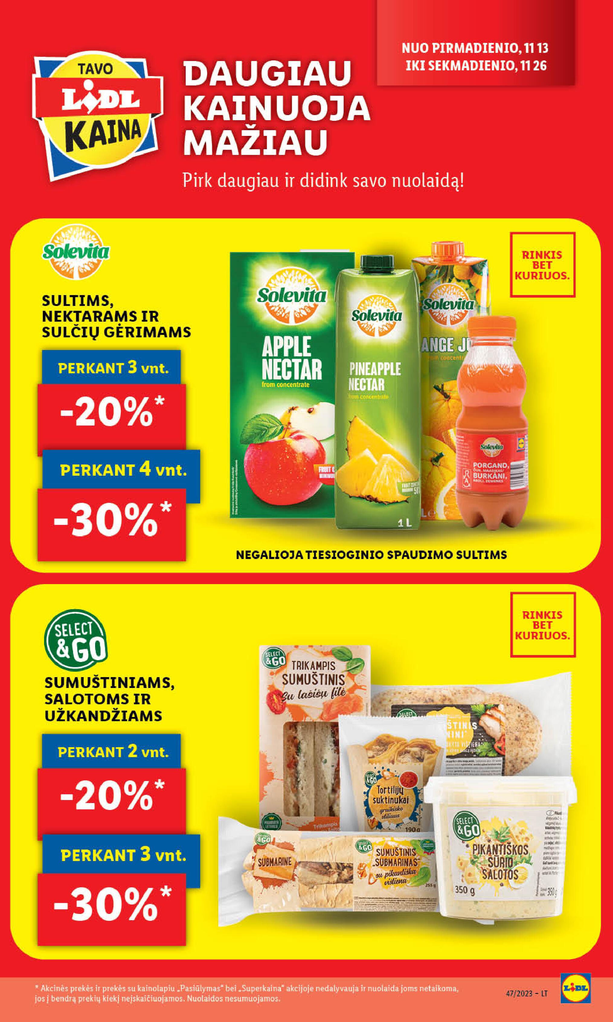 Naujausias LIDL kaininis katalogas 2023.11.20 - 2023.11.26