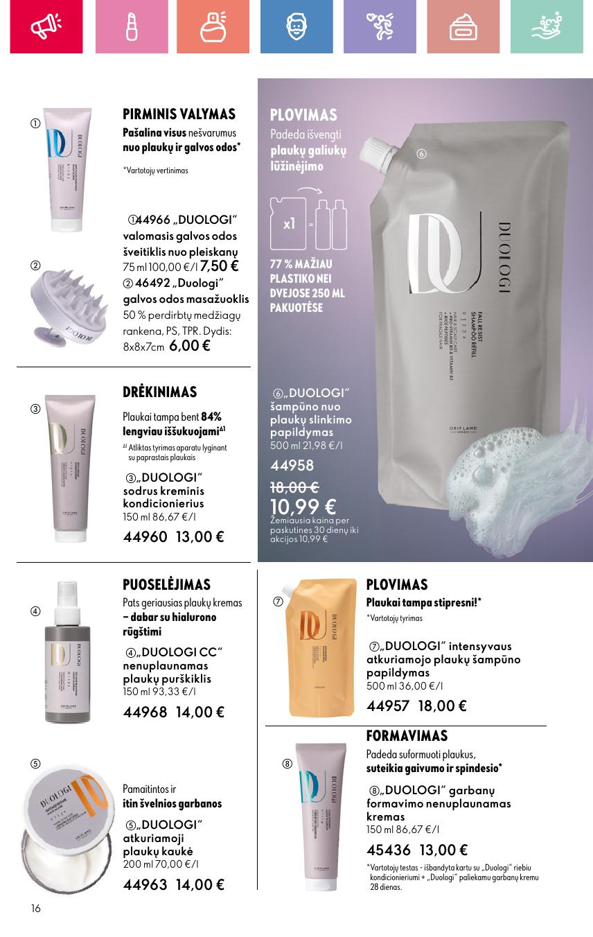 ORIFLAME katalogas galioja 2025.08.03 - 2025.08.23