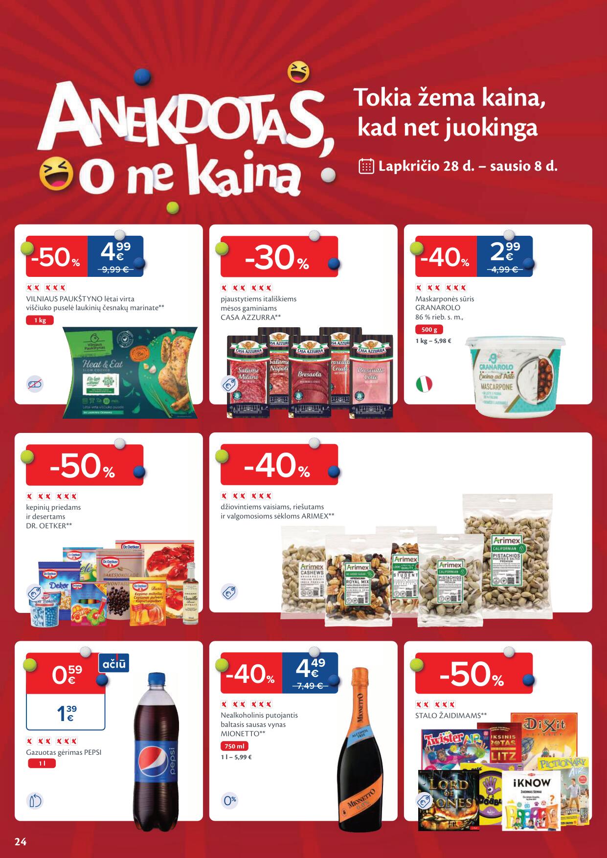 Naujausias MAXIMA kaininis katalogas 2023.12.27 - 2024.01.02