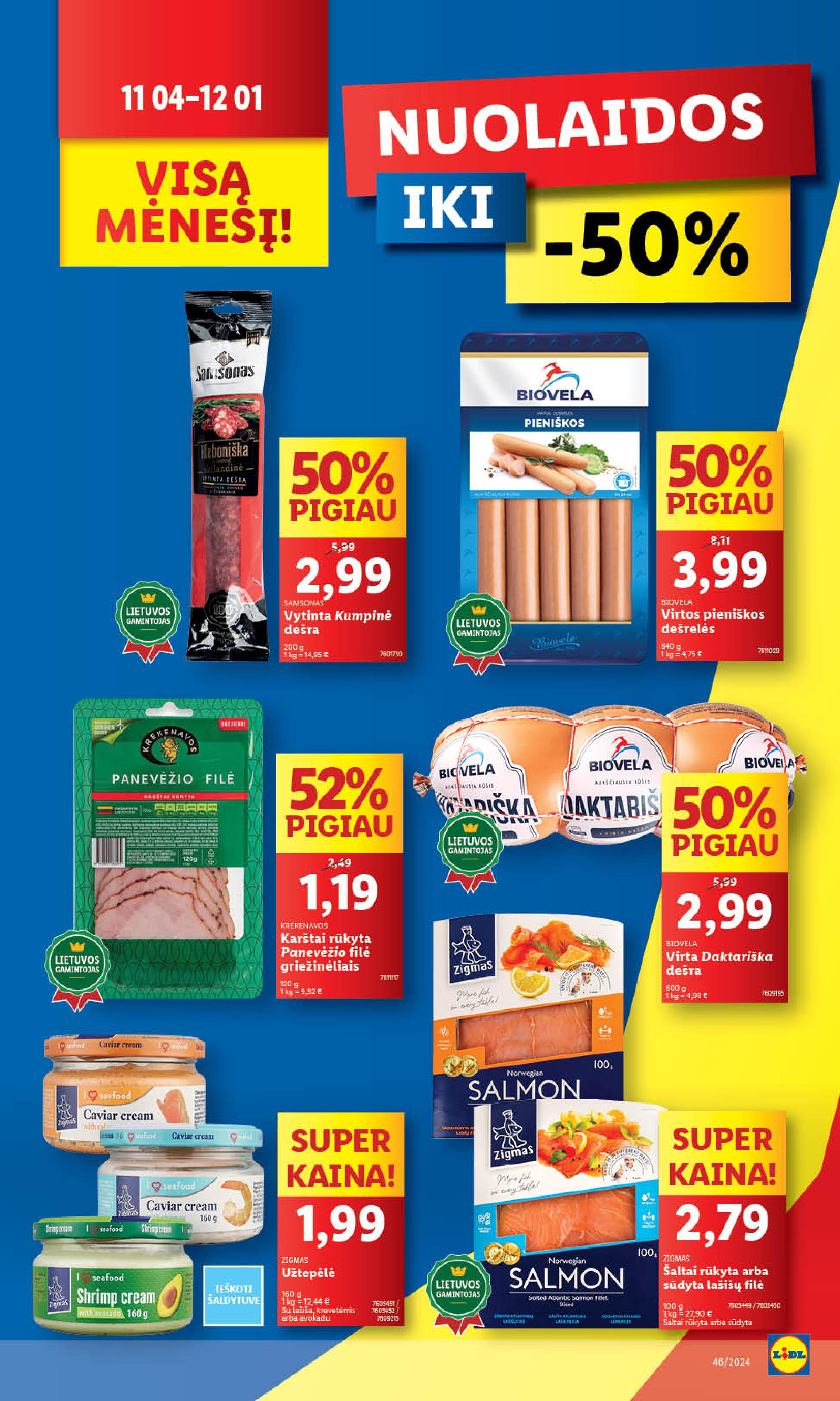 Naujausias LIDL kaininis katalogas 2024.11.11 - 2024.11.17
