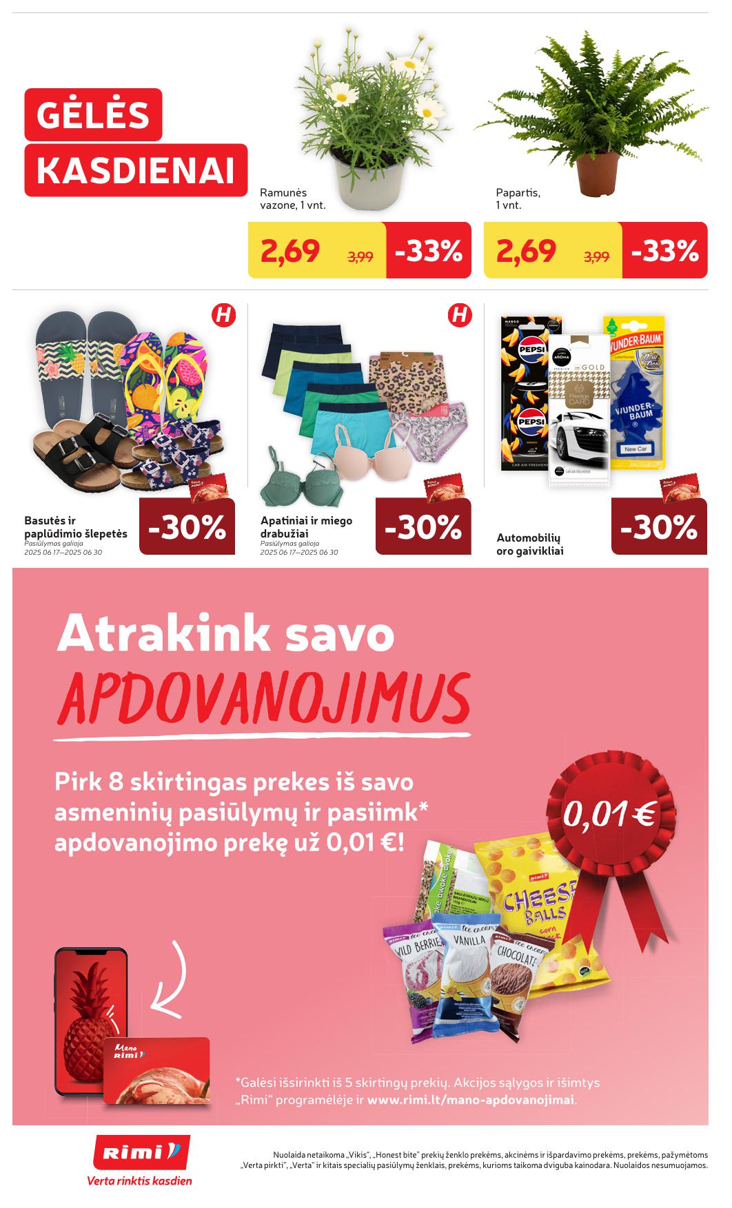 Naujausias RIMI kaininis katalogas 2025.06.17 - 2025.06.23