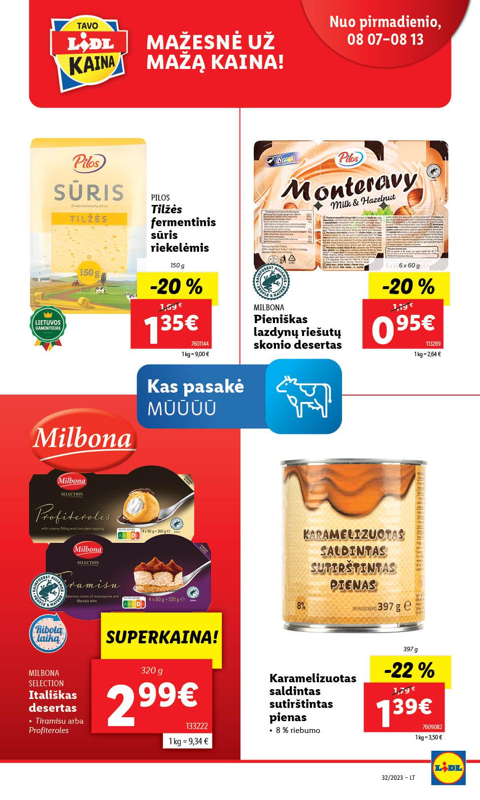 Naujausias LIDL kaininis katalogas 2023.08.07 - 2023.08.13