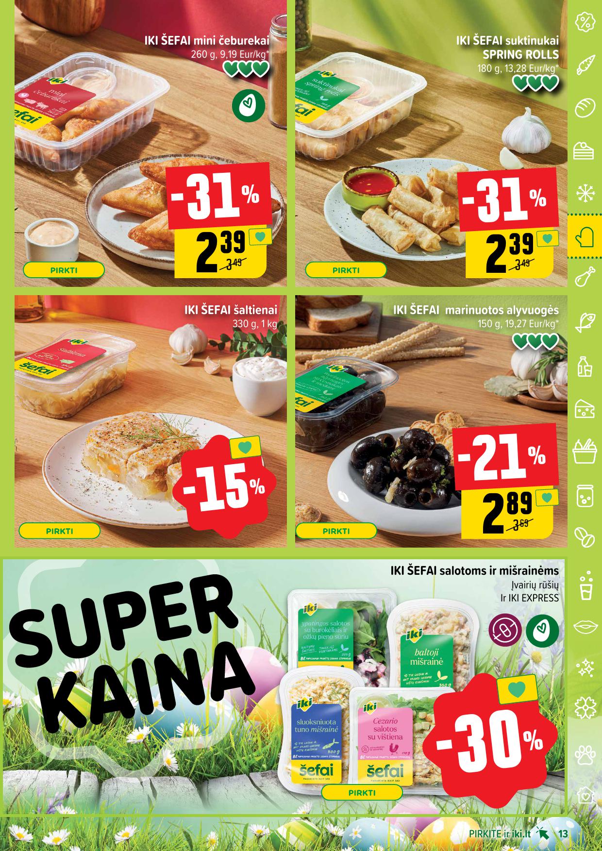 Naujausias IKI kaininis katalogas 2025.04.14 - 2025.04.19