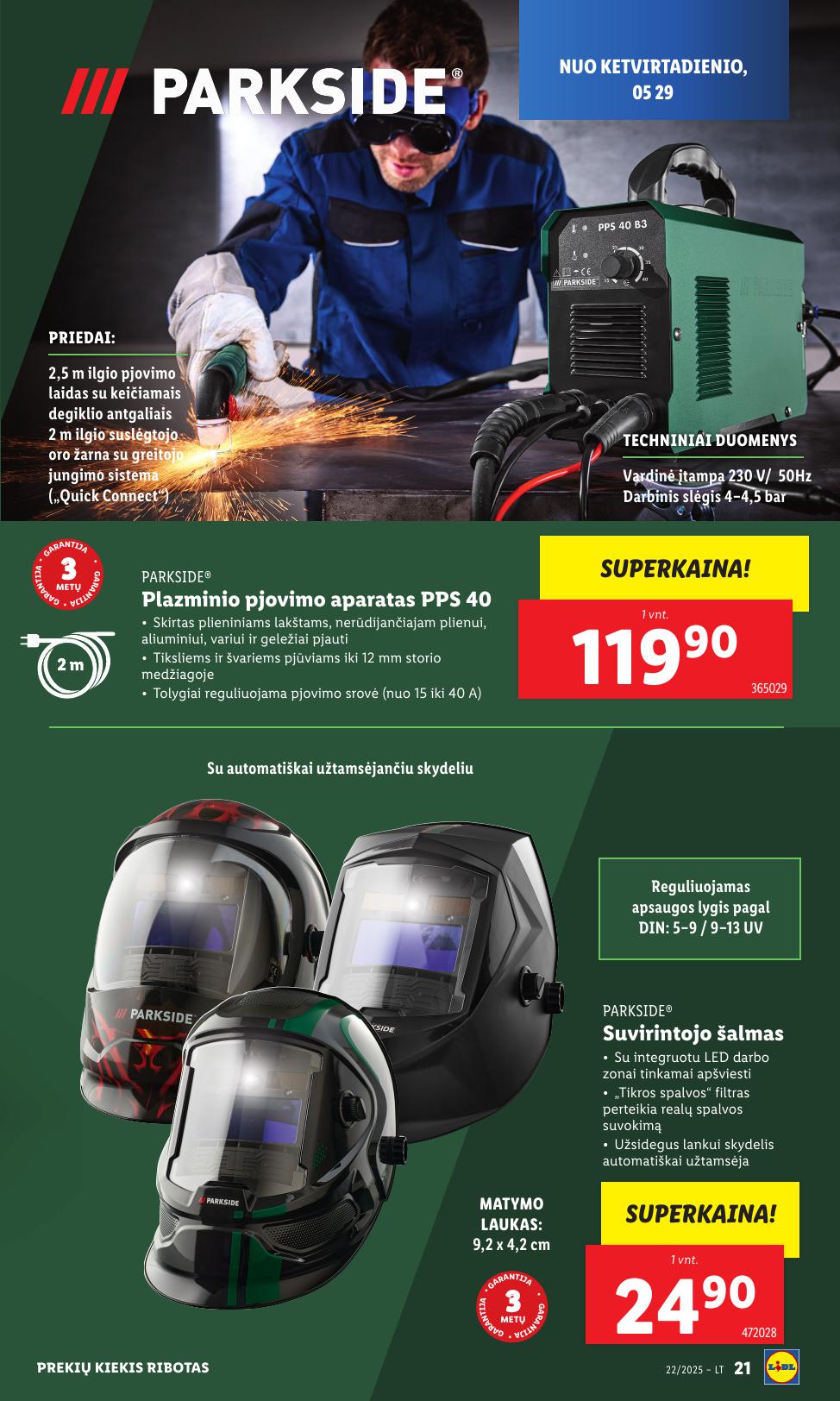 LIDL ne maisto prekių leidinys 2025.05.26 - 2025.06.01