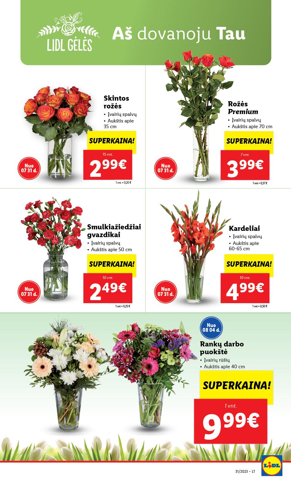 Naujausias LIDL kaininis katalogas 2023.07.31 - 2023.08.06