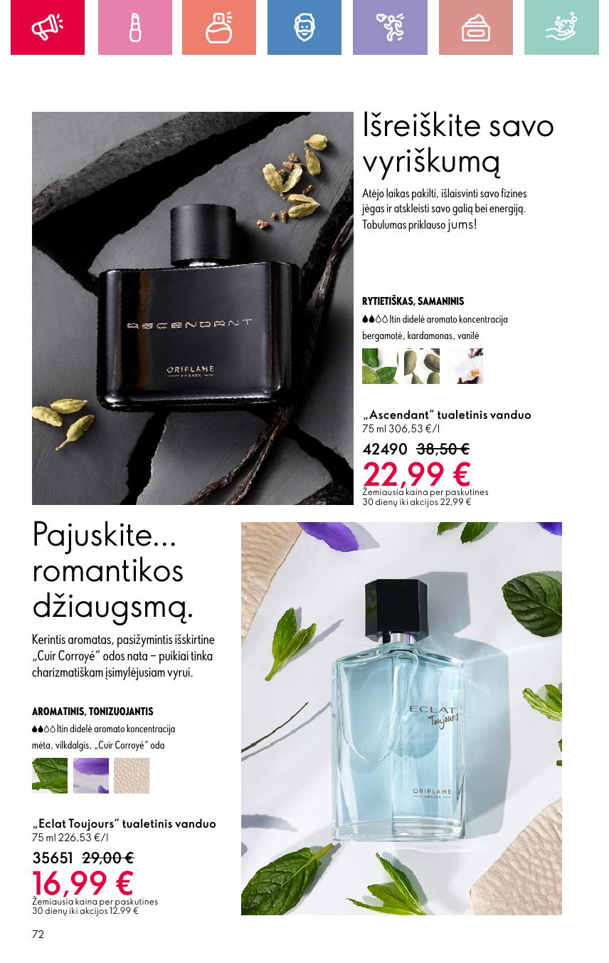 ORIFLAME katalogas galioja 2025.06.01 - 2025.06.21