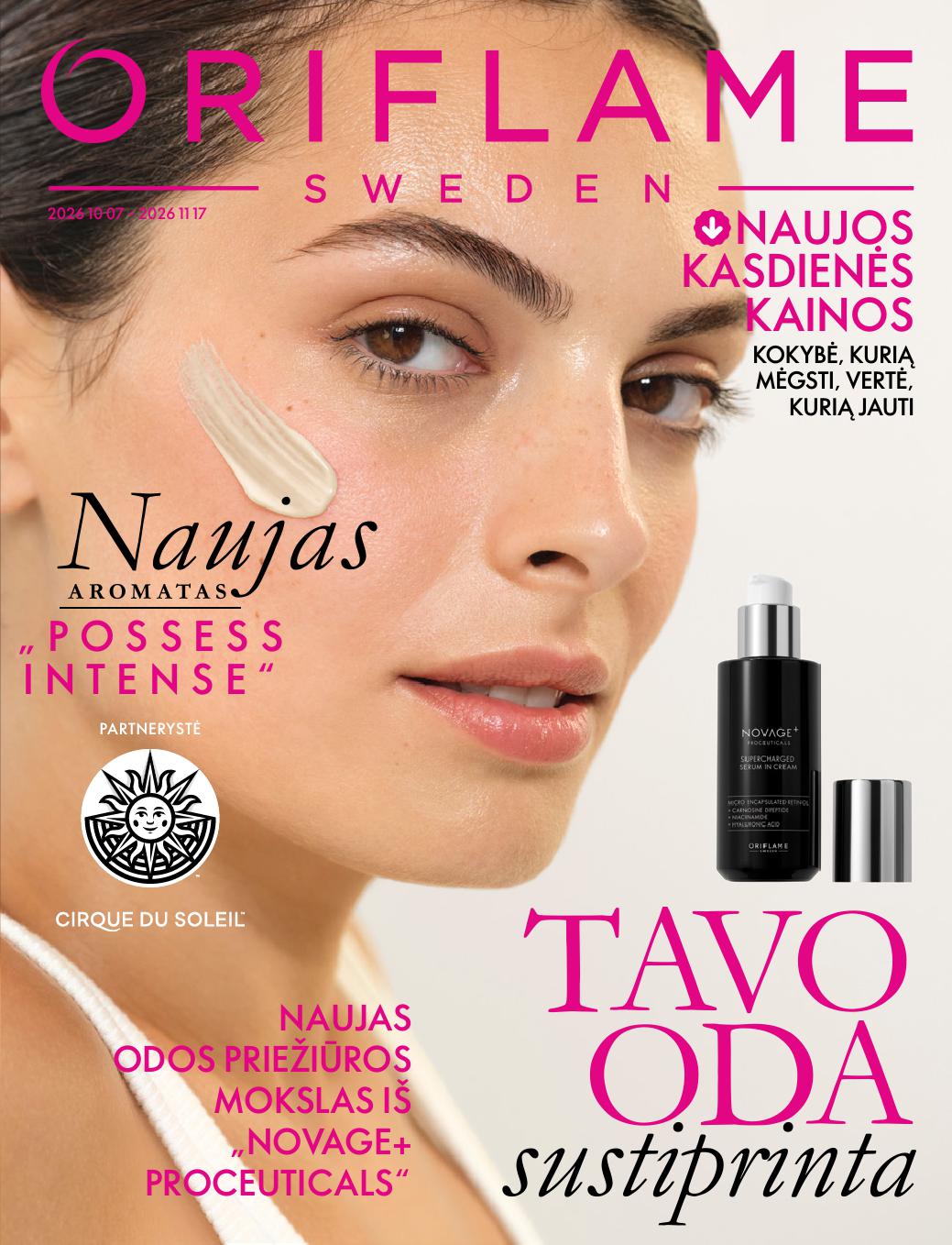ORIFLAME katalogas galioja 2026.10.07 - 2026.11.17