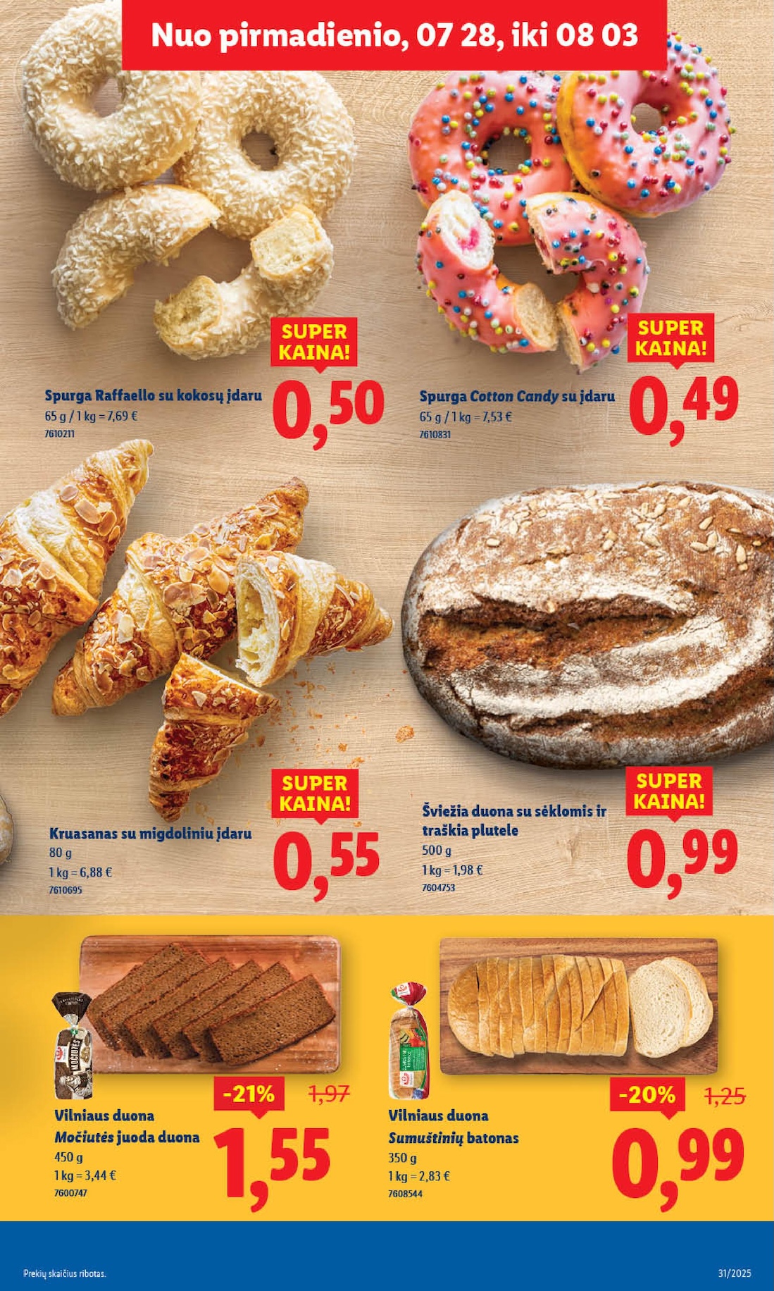 Naujausias LIDL kaininis katalogas 2025.07.28 - 2025.08.03