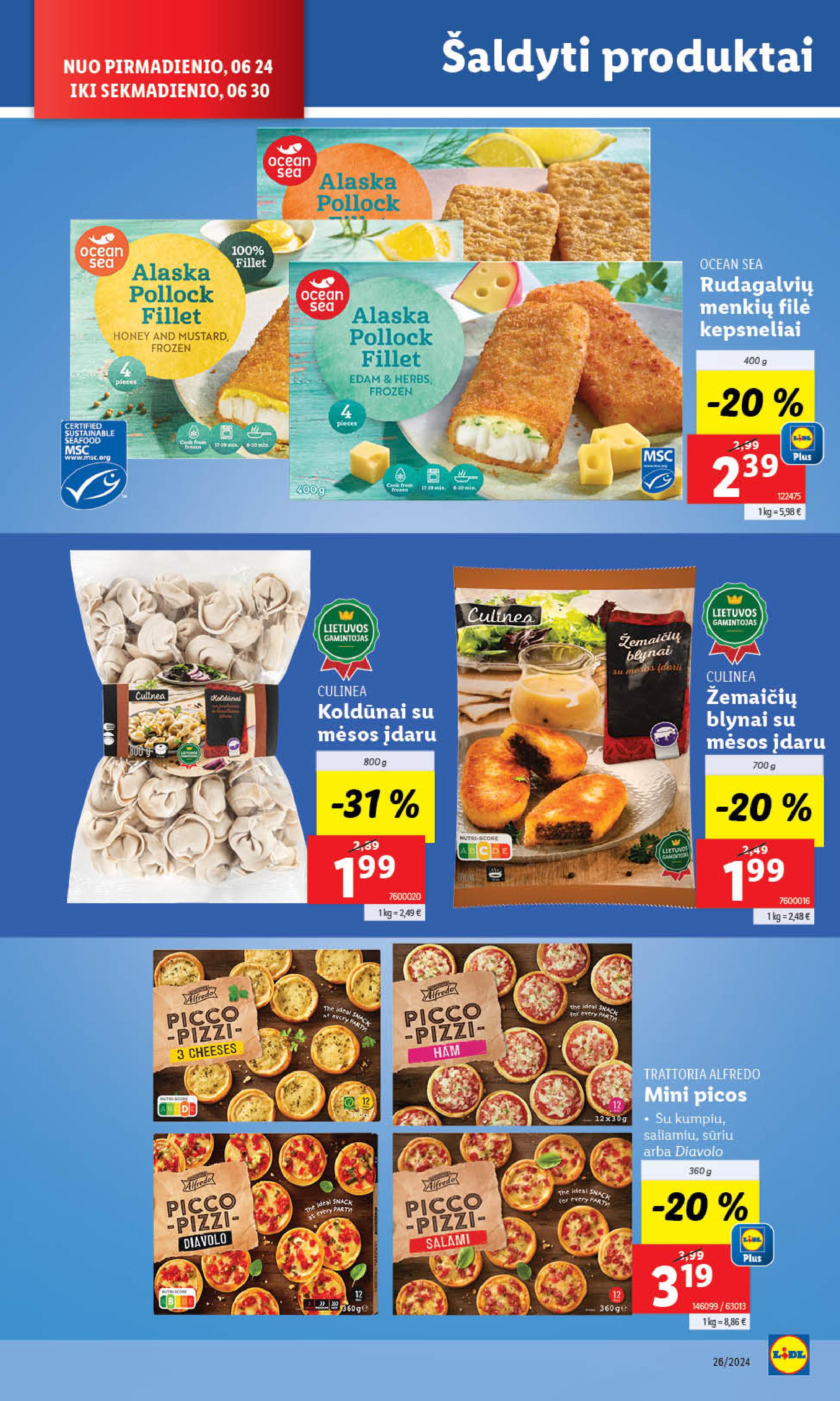 Naujausias LIDL kaininis katalogas 2024.06.24 - 2024.06.30