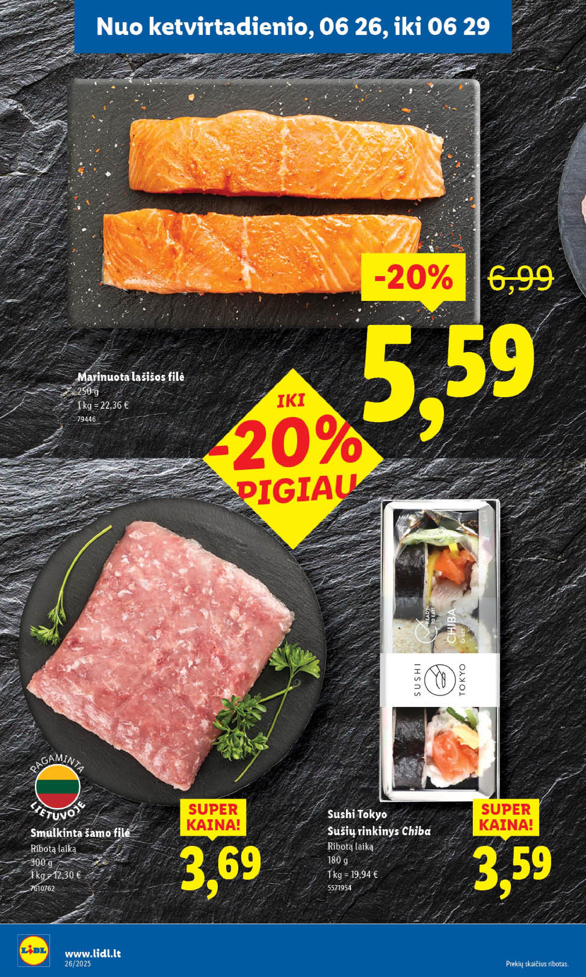 Naujausias LIDL kaininis katalogas 2025.06.23 - 2025.06.29