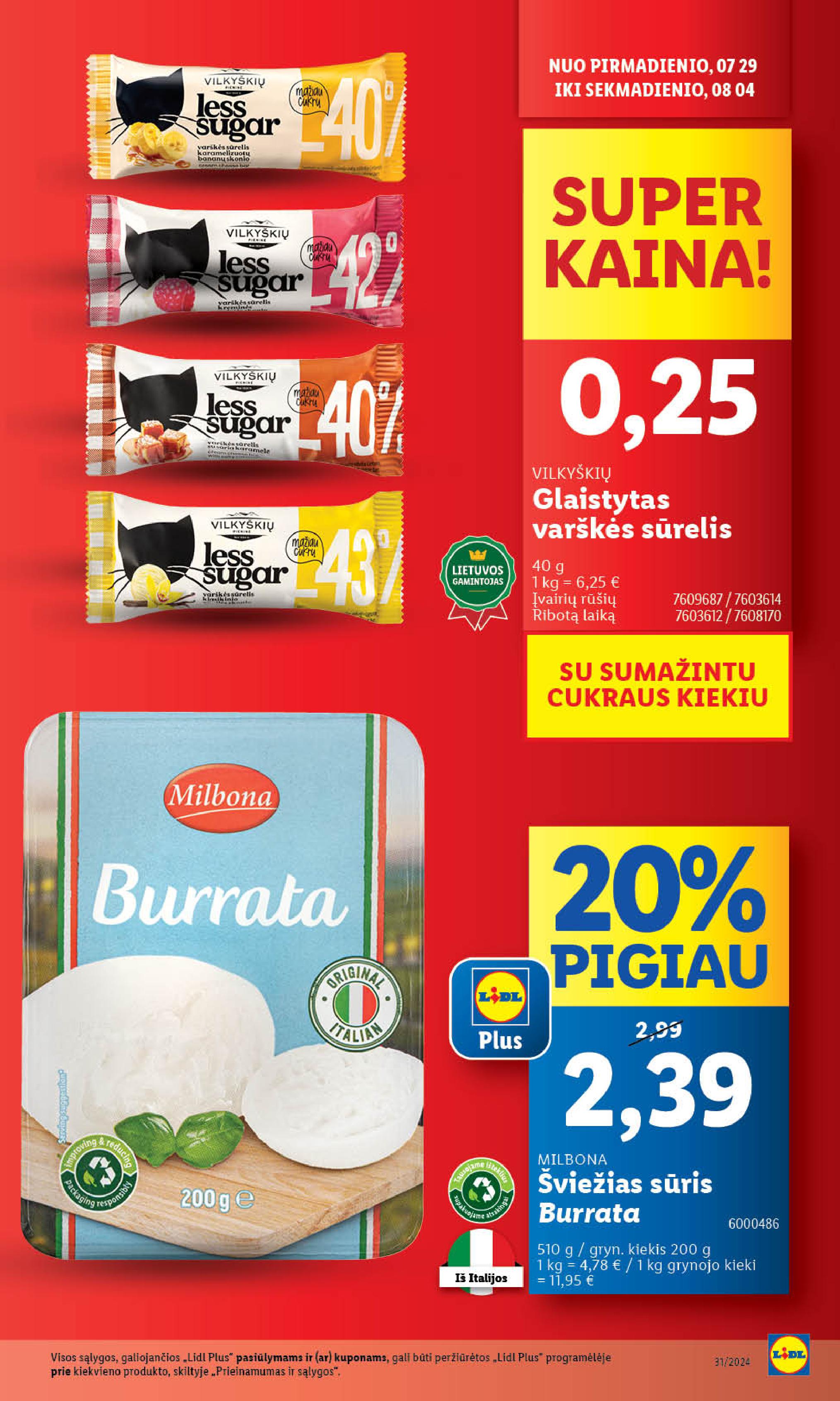 Naujausias LIDL kaininis katalogas 2024.07.29 - 2024.08.04
