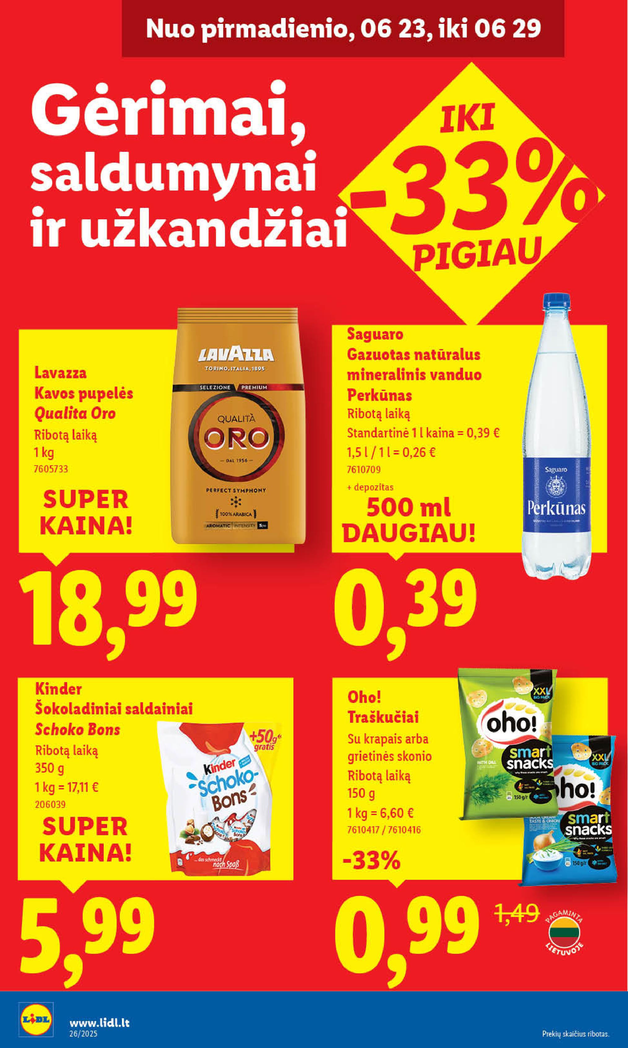 Naujausias LIDL kaininis katalogas 2025.06.23 - 2025.06.29