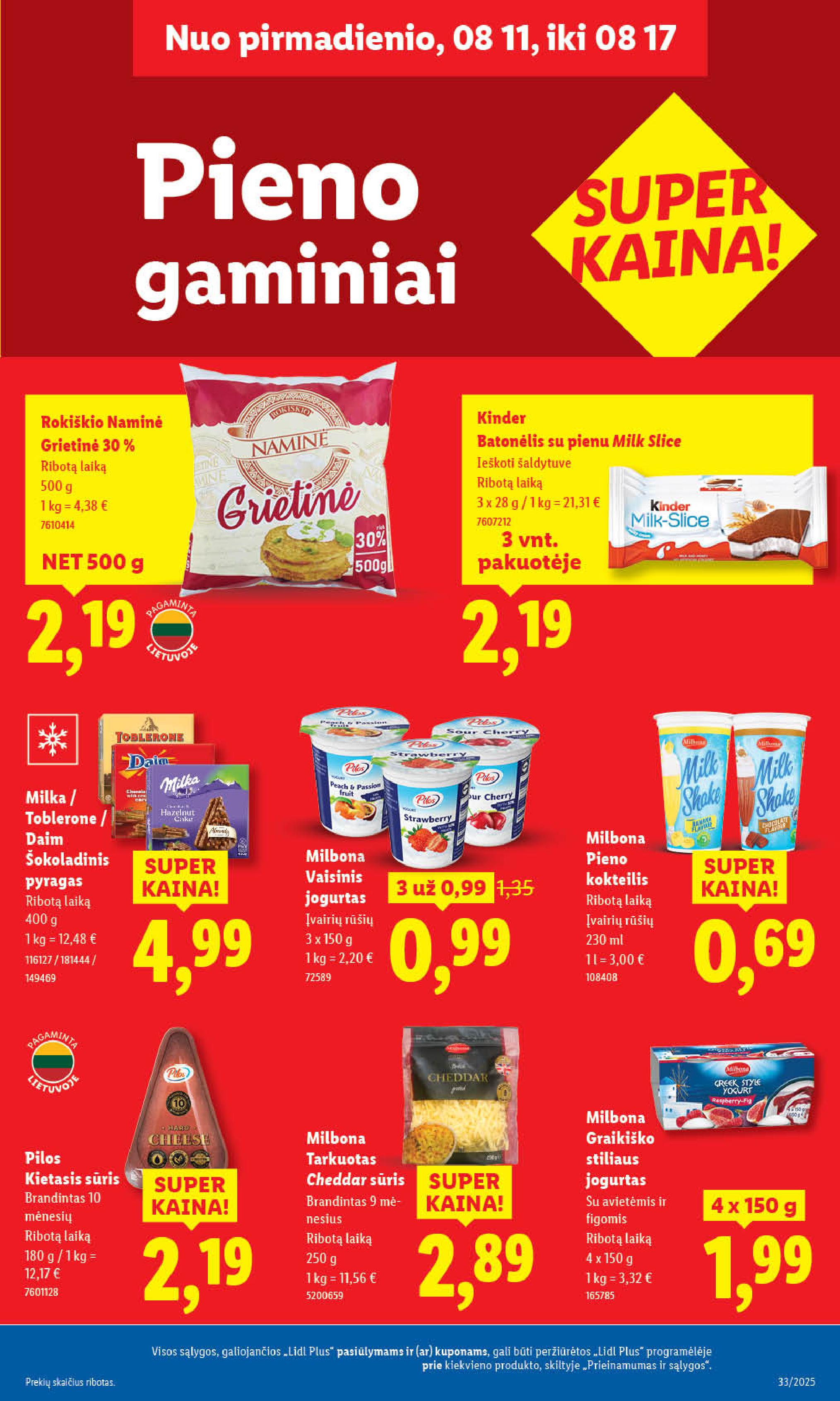 Naujausias LIDL kaininis katalogas 2025.08.11 - 2025.08.17