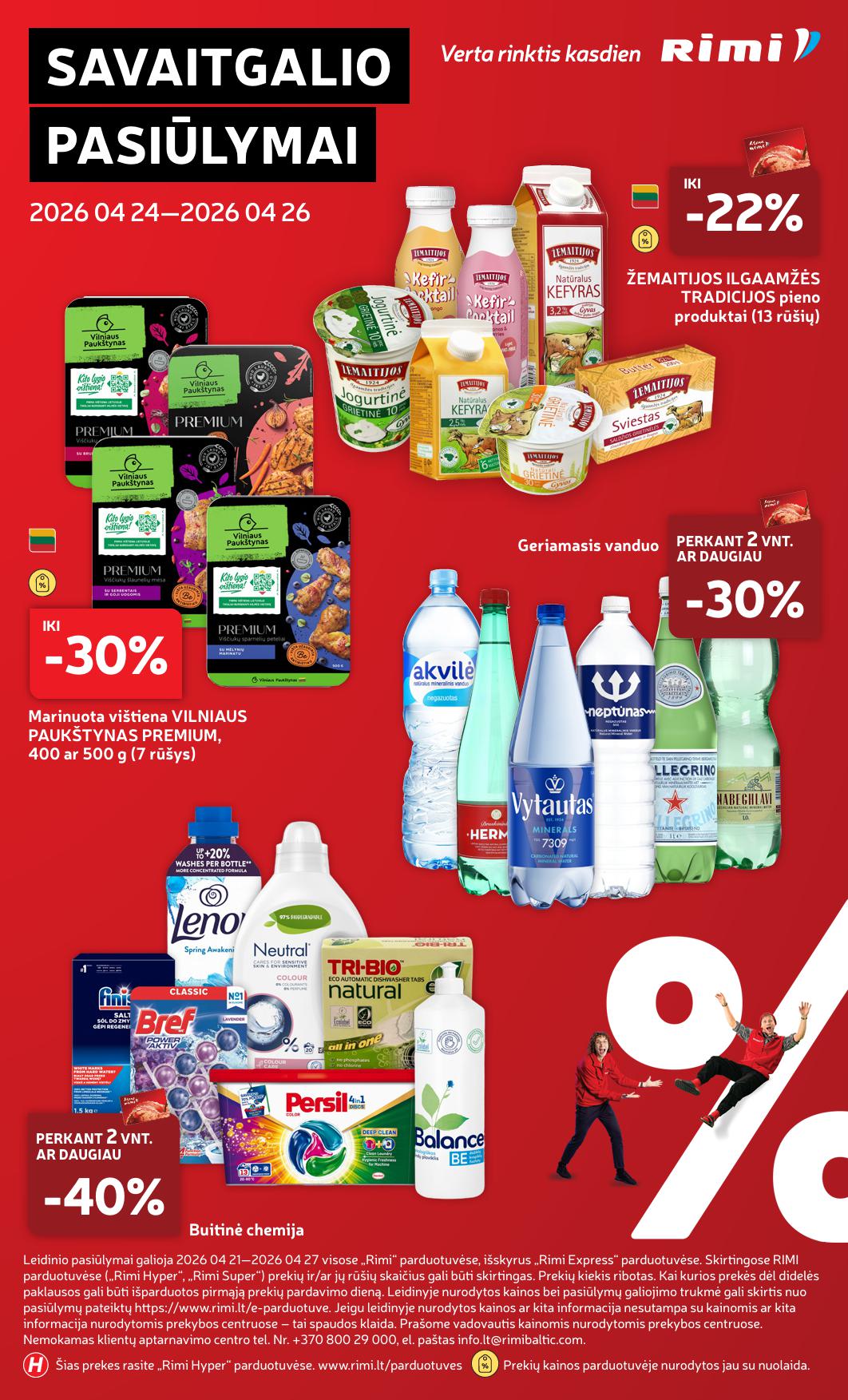 RIMI akcijų ir nuolaidų leidinys Nr.17 2026.04.21  - 2026.04.27