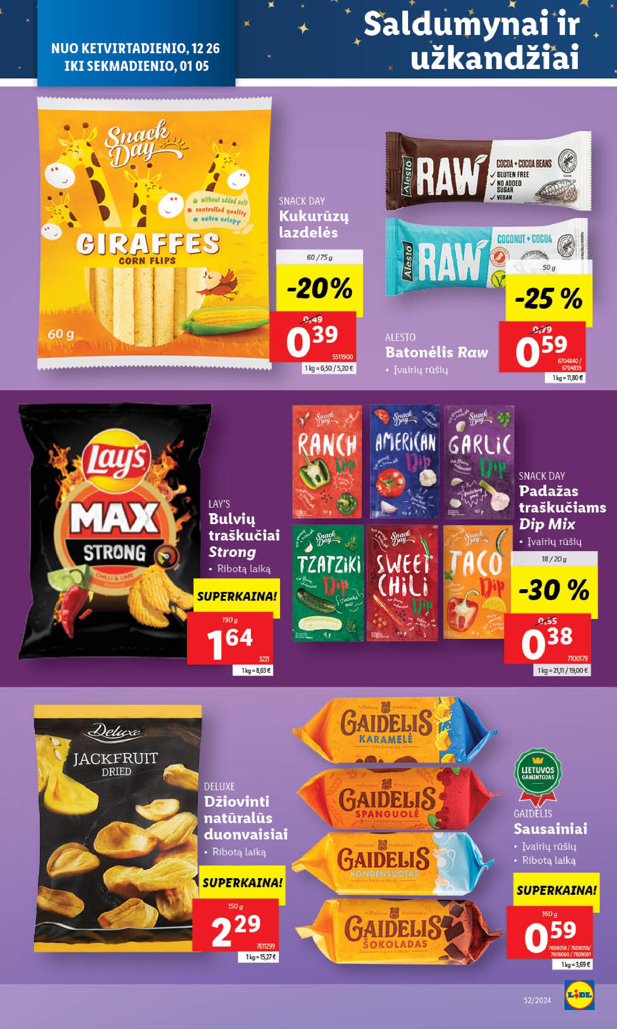 Naujausias LIDL kaininis katalogas 2024.12.26 - 2024.12.31