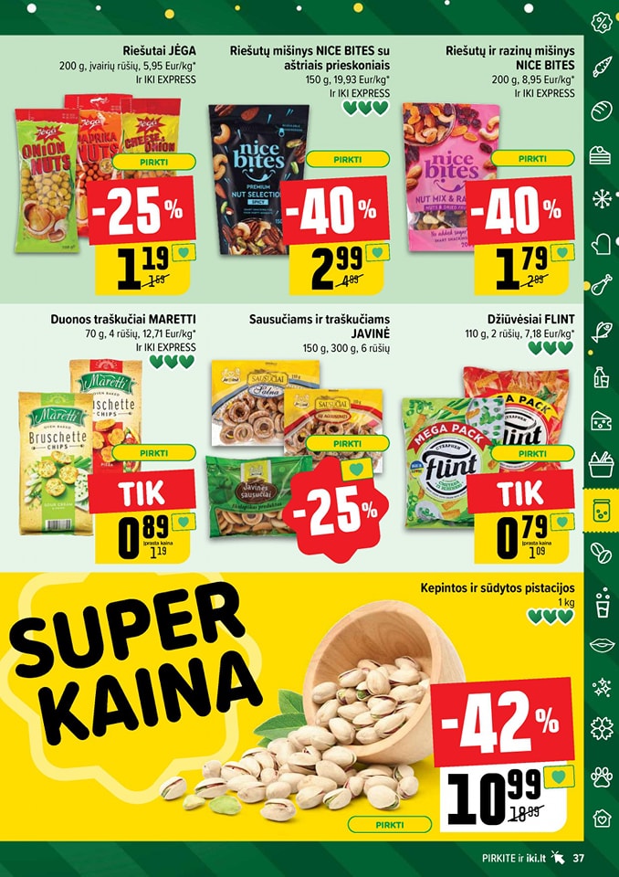 Naujausias IKI kaininis katalogas 2024.12.30 - 2025.01.05