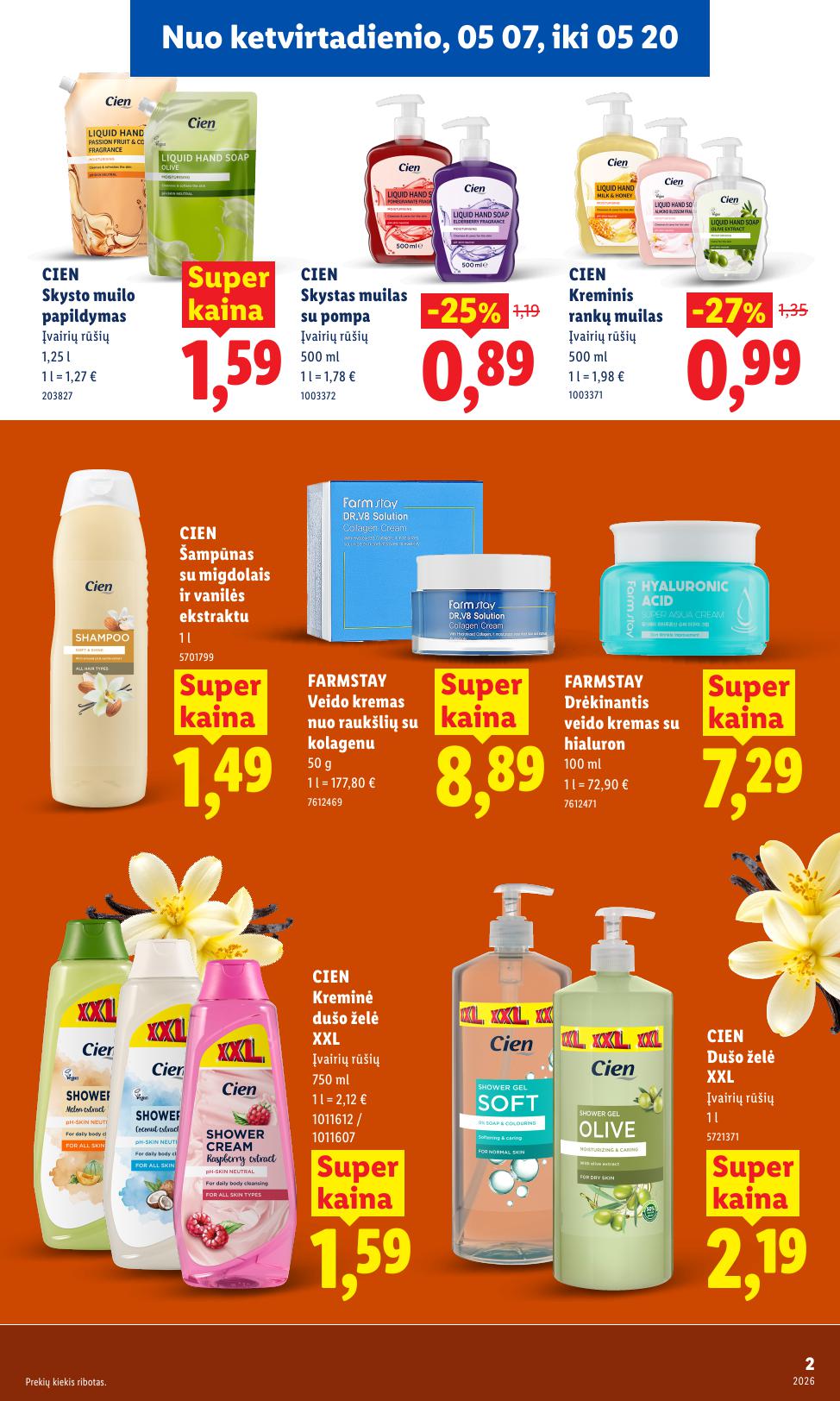 Naujausias LIDL kaininis katalogas 2026.05.04 - 2026.05.10