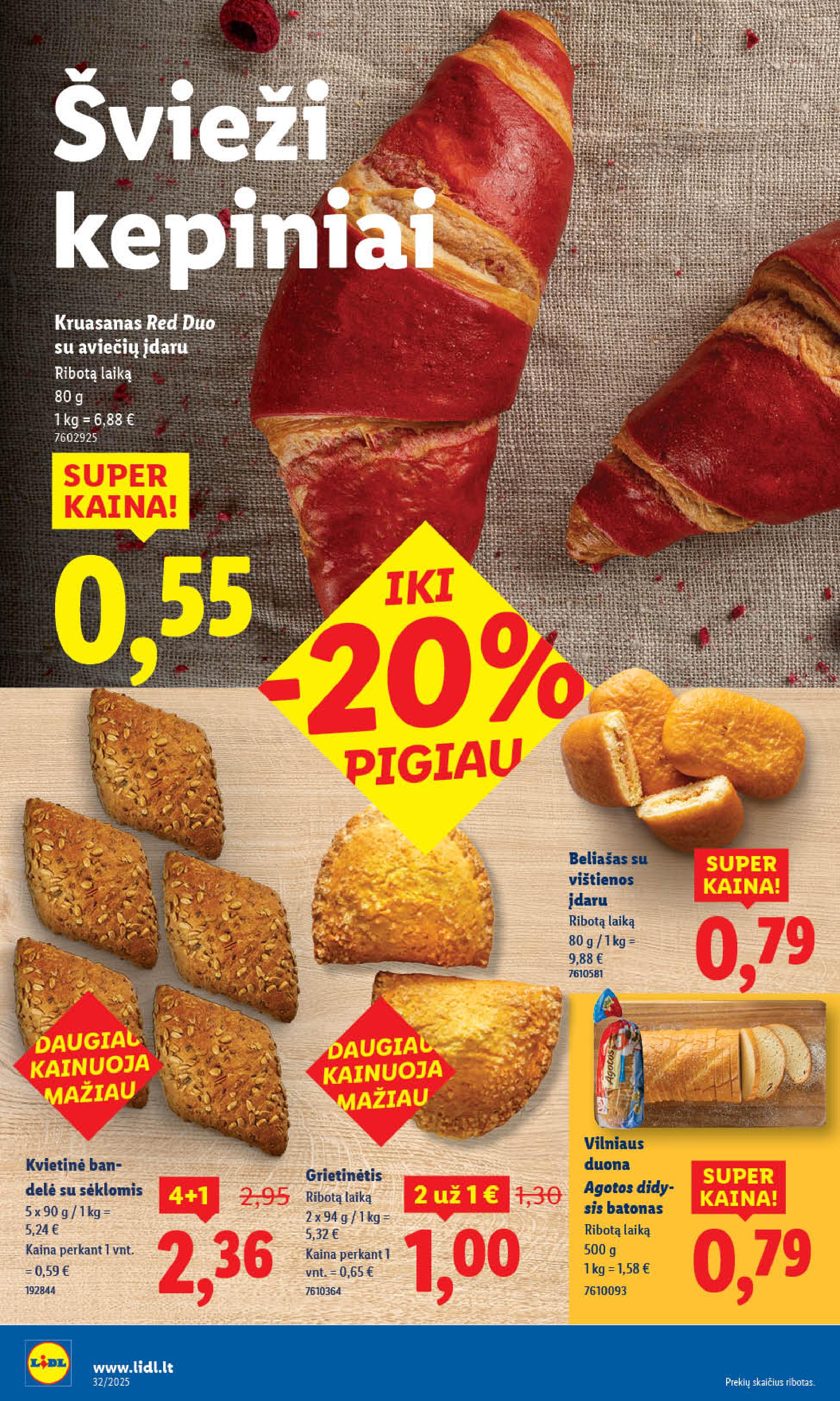 Naujausias LIDL kaininis katalogas 2025.08.04 - 2025.08.10
