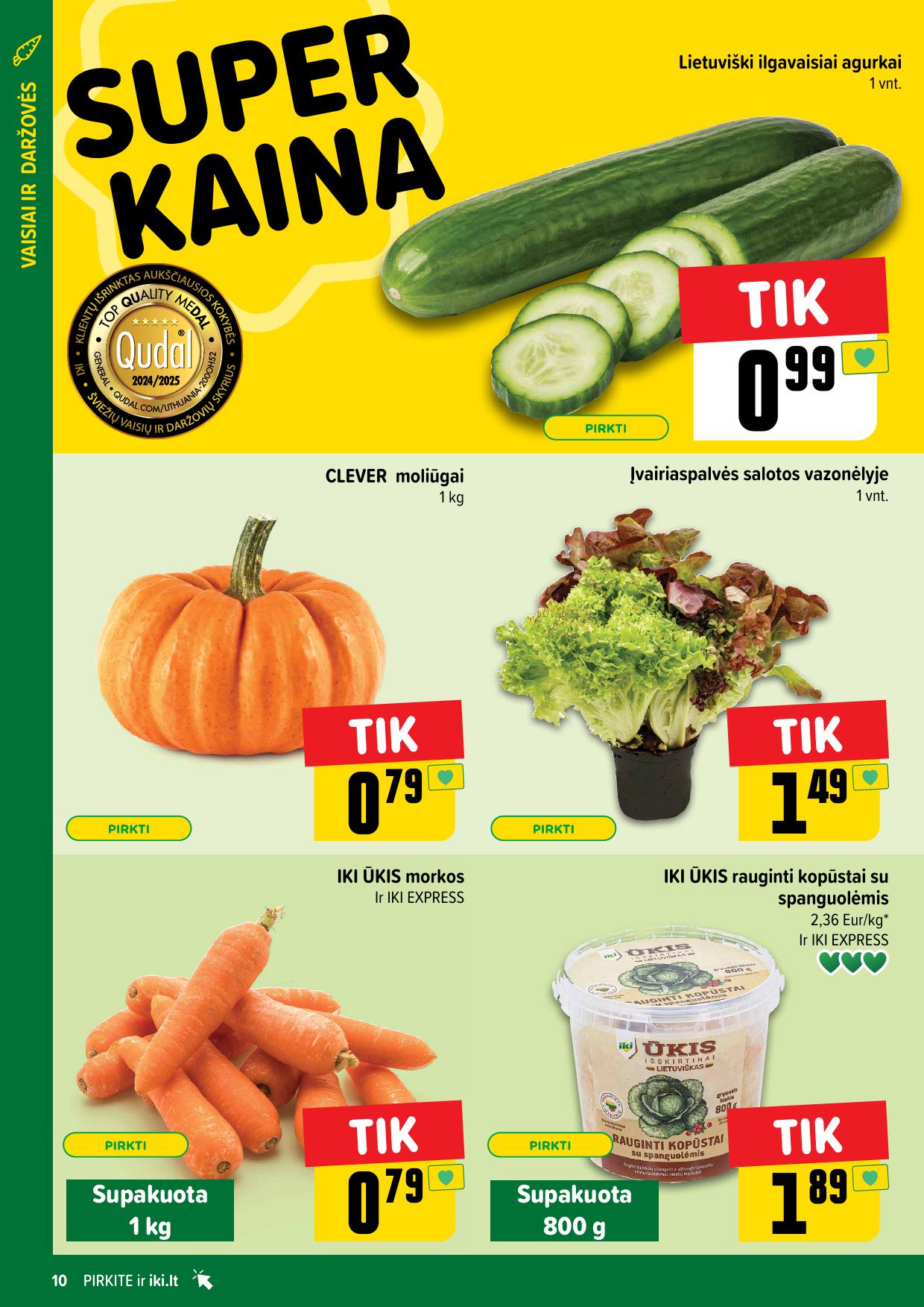 Naujausias IKI kaininis katalogas 2024.10.14 - 2024.10.20
