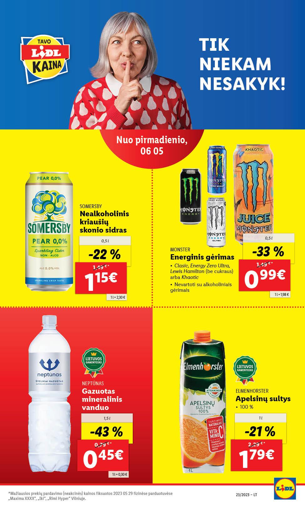 Naujausias LIDL kaininis katalogas 2023.06.05 - 2023.06.11