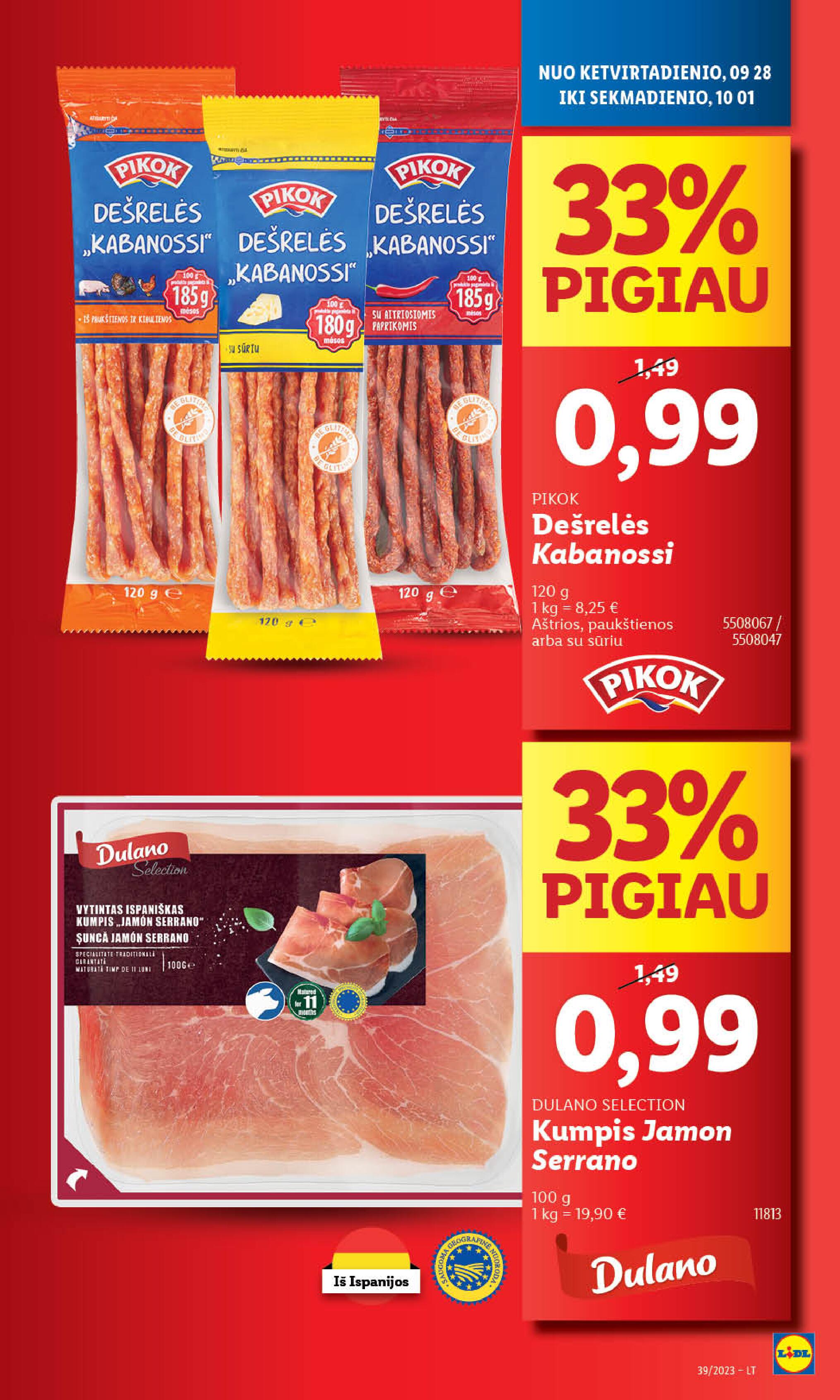 Naujausias LIDL kaininis katalogas 2023.09.25 - 2023.10.01