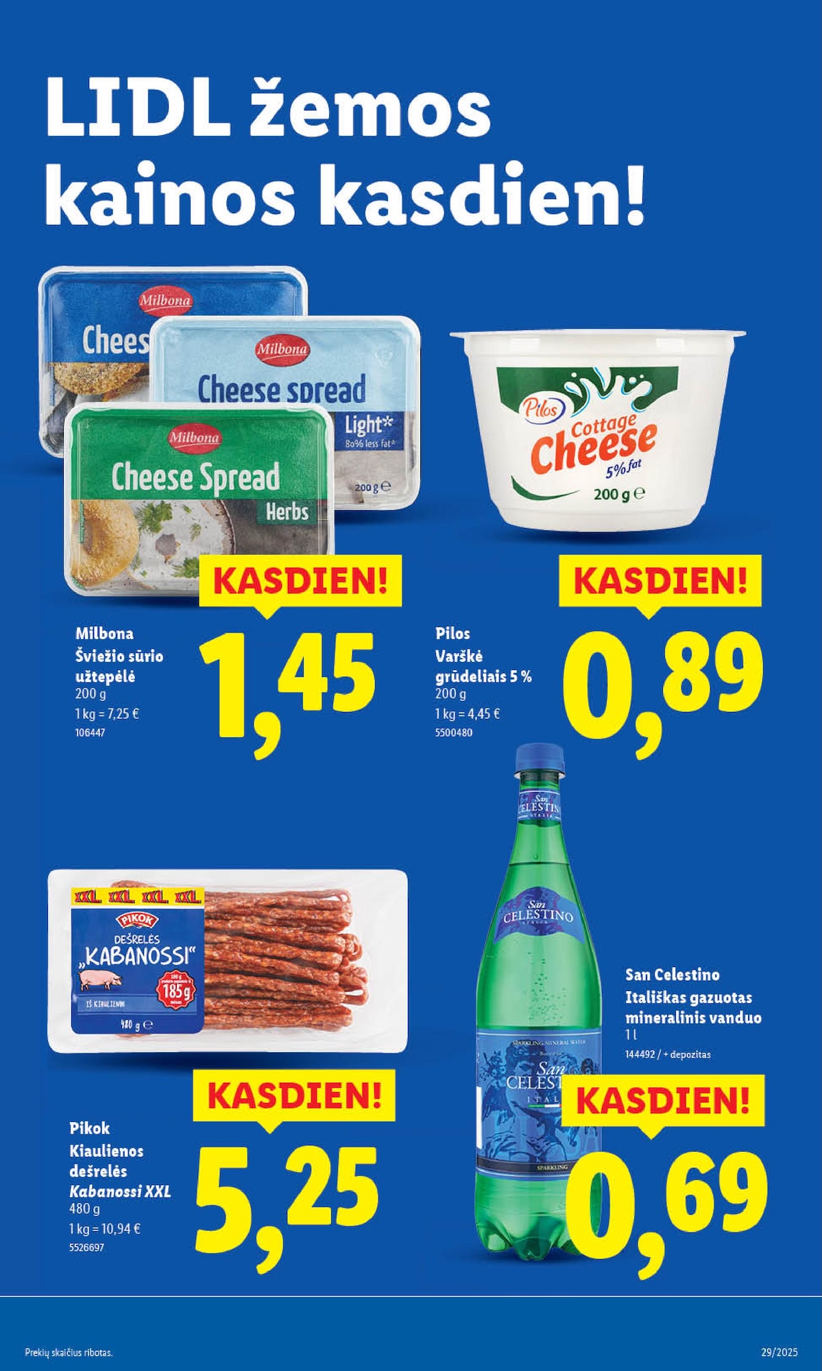 Naujausias LIDL kaininis katalogas 2025.07.14 - 2025.07.20