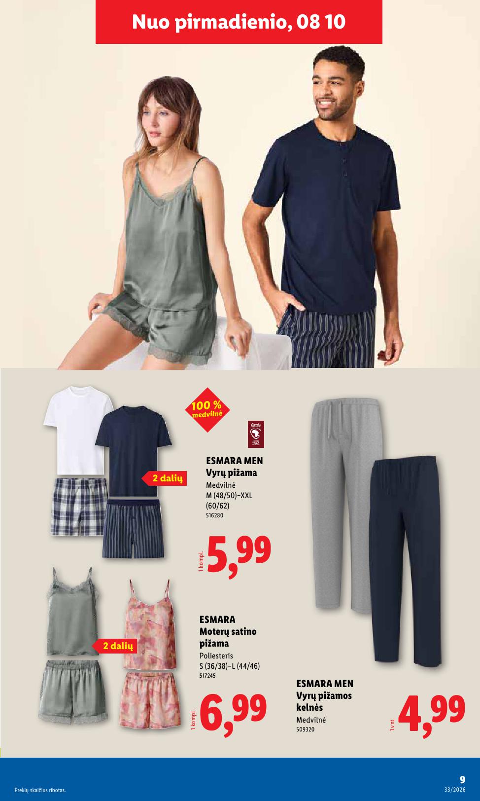 LIDL ne  maisto prekių leidinys 2026.08.10 - 2026.08.16