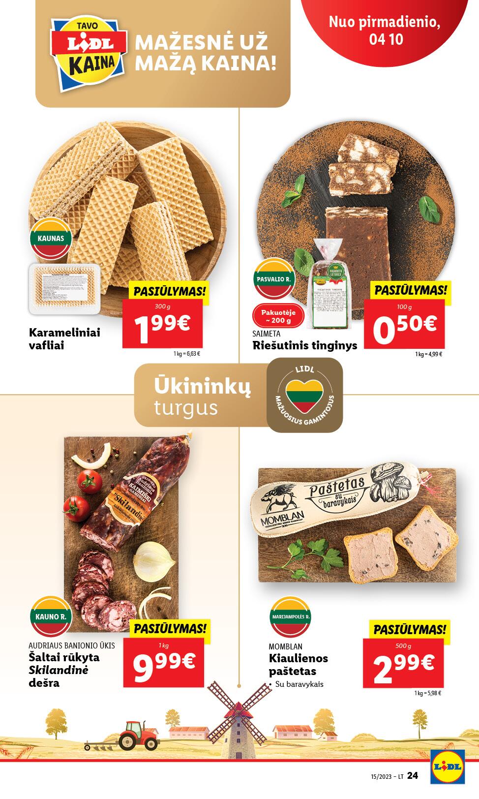 Naujausias LIDL kaininis katalogas 2023.04.10 - 2023.04.16