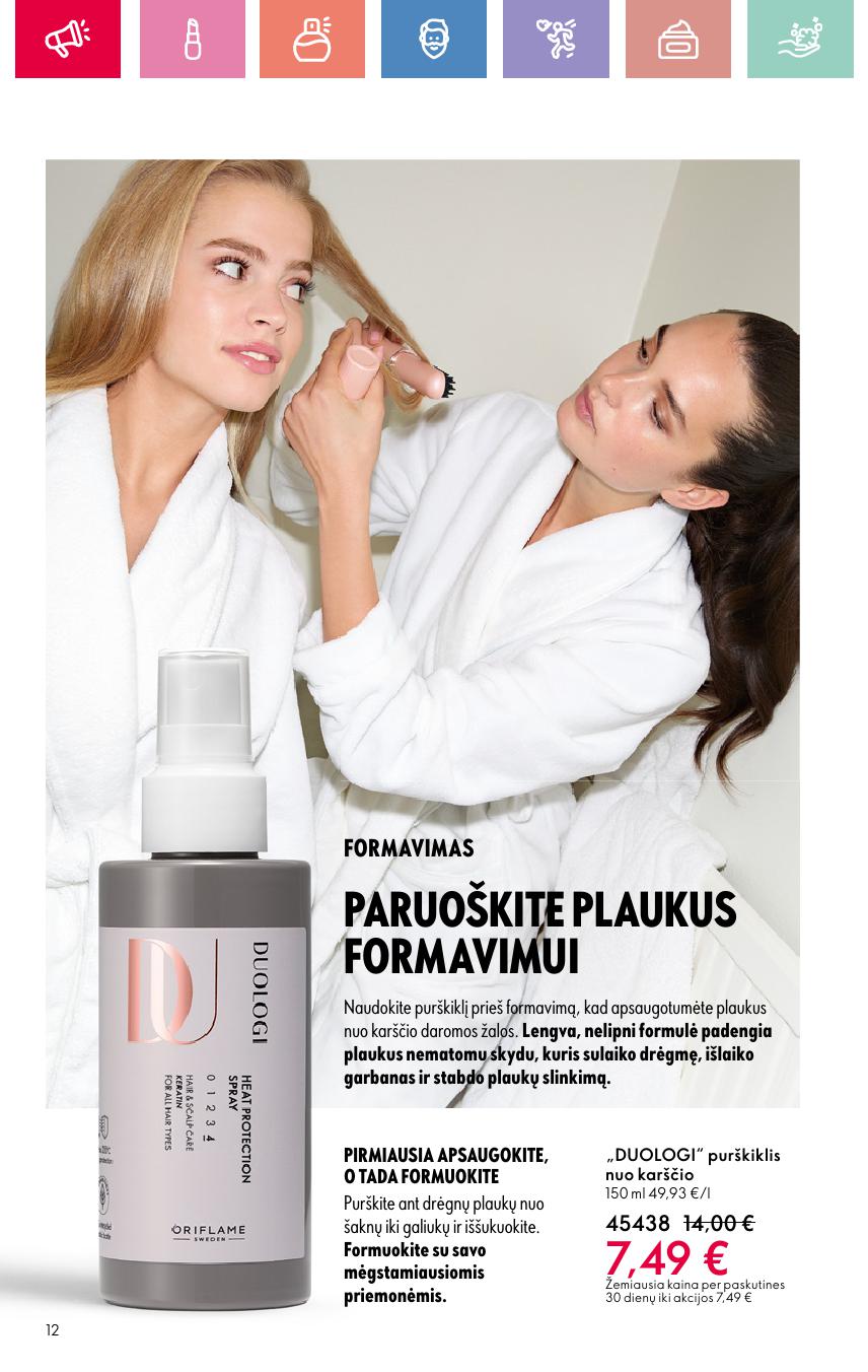 ORIFLAME katalogas galioja 2025.08.03 - 2025.08.23