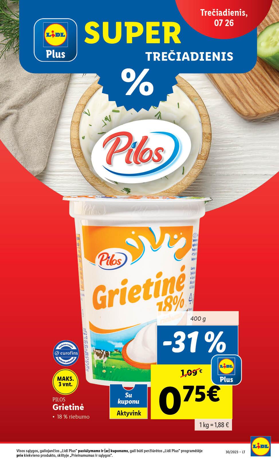 Naujausias LIDL kaininis katalogas 2023.07.24 - 2023.07.30